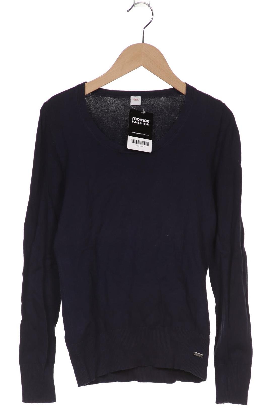 

s.Oliver Damen Pullover, marineblau