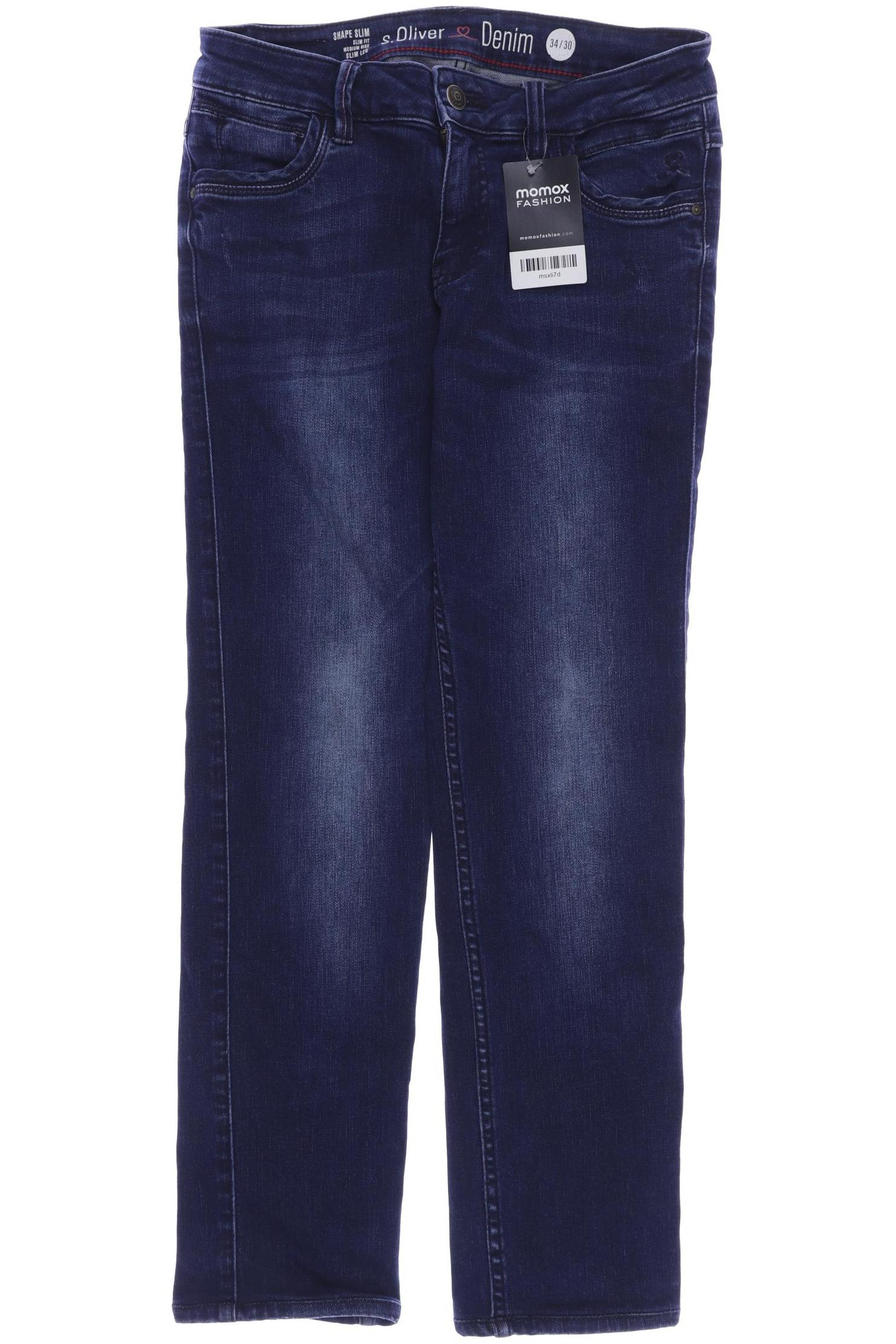 

s.Oliver Damen Jeans, marineblau