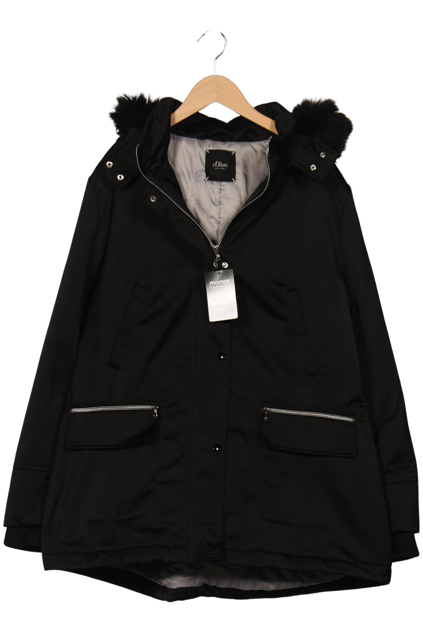 

s.Oliver Damen Jacke, schwarz, Gr. 46