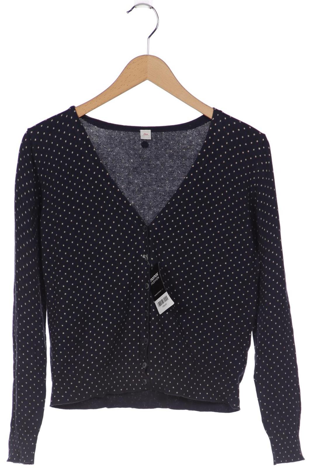 

s.Oliver Damen Strickjacke, marineblau