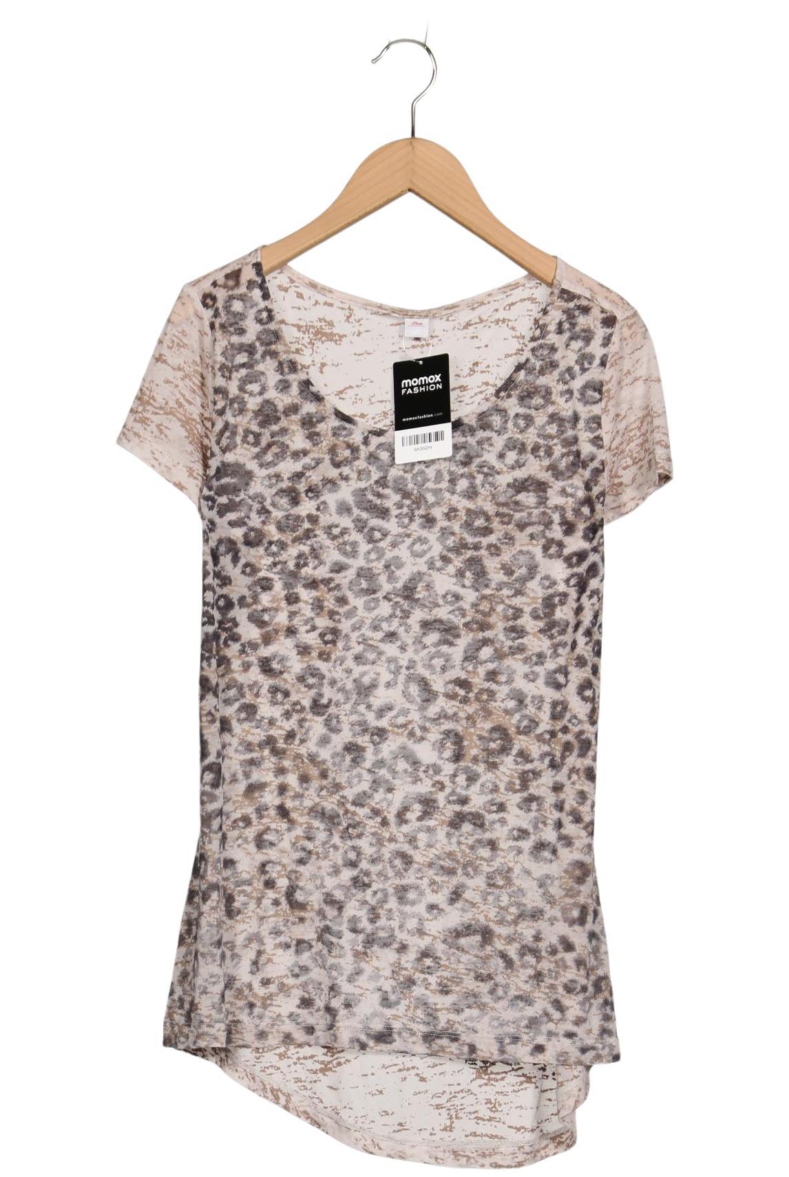 

s.Oliver Damen T-Shirt, beige, Gr. 38