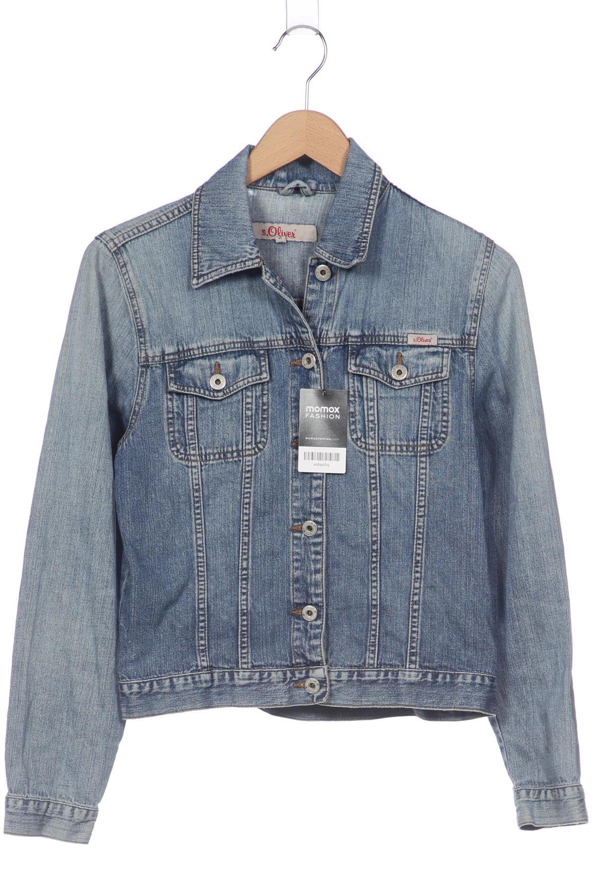

s.Oliver Damen Jacke, blau, Gr. 34