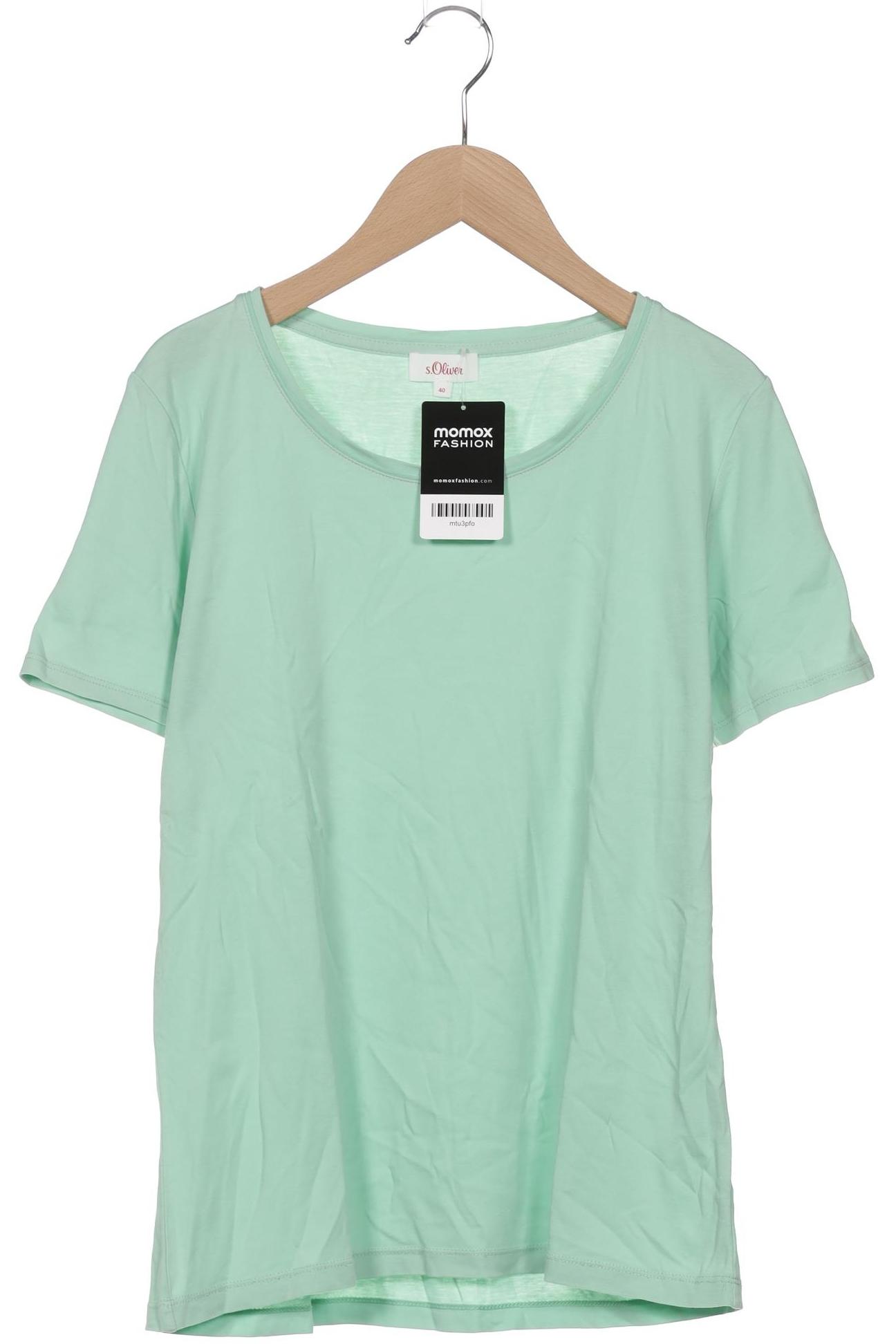 

s.Oliver Damen T-Shirt, hellgrün, Gr. 40