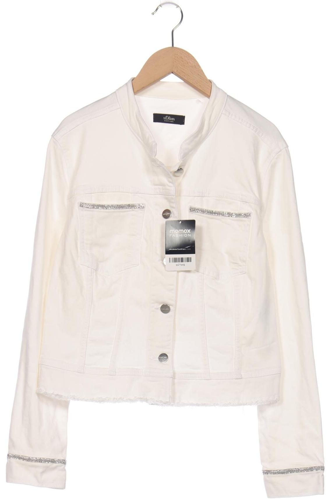 

s.Oliver Damen Jacke, cremeweiß, Gr. 40