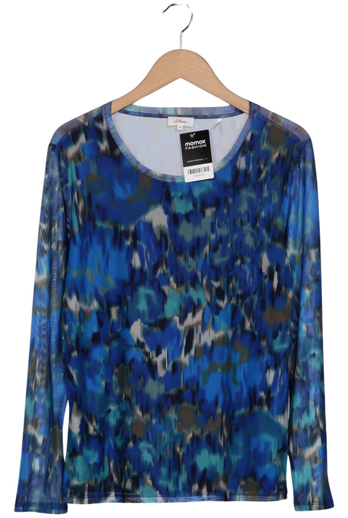 

s.Oliver Damen Langarmshirt, hellblau, Gr. 44