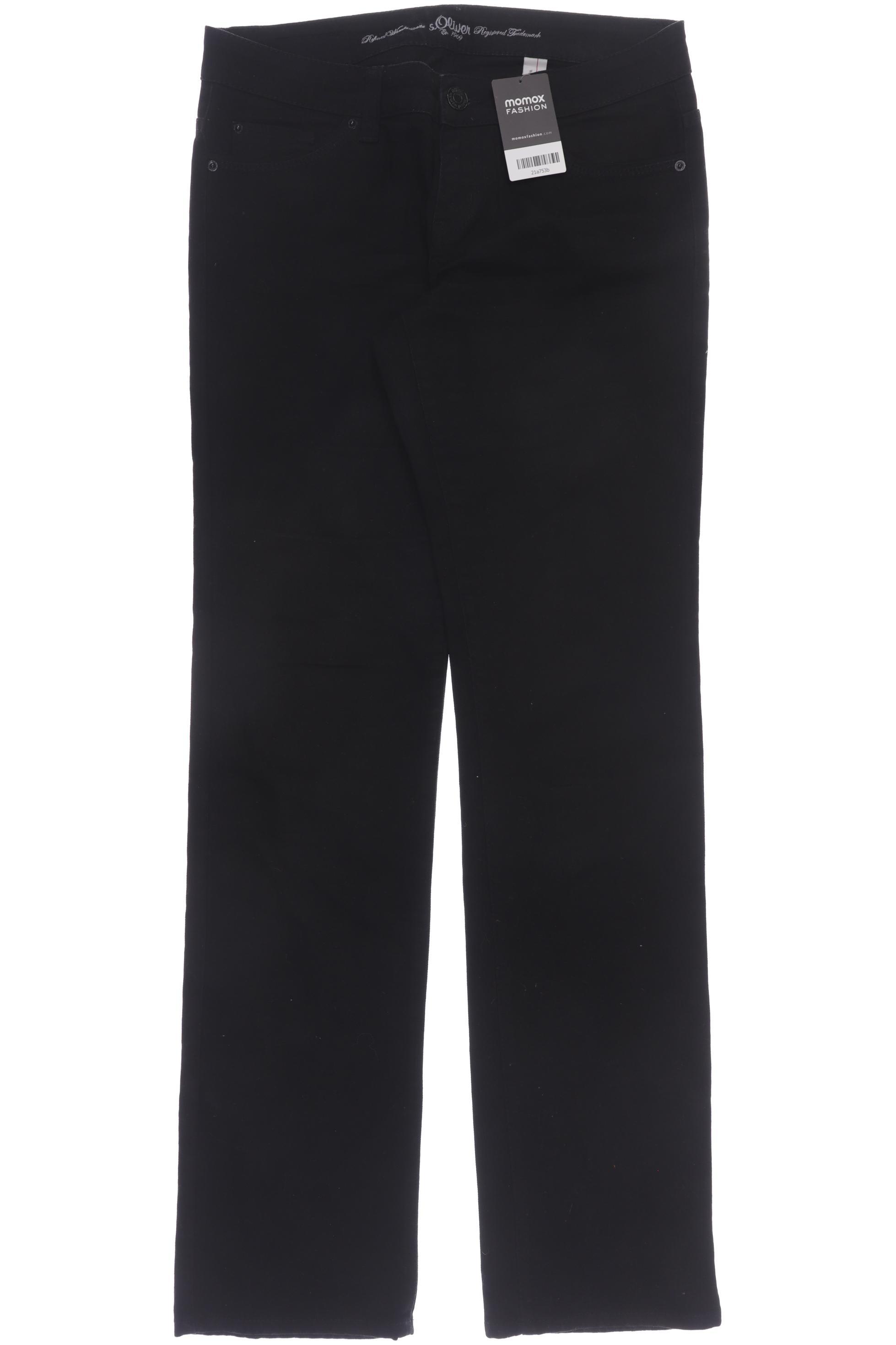 

s.Oliver Damen Jeans, schwarz, Gr. 40
