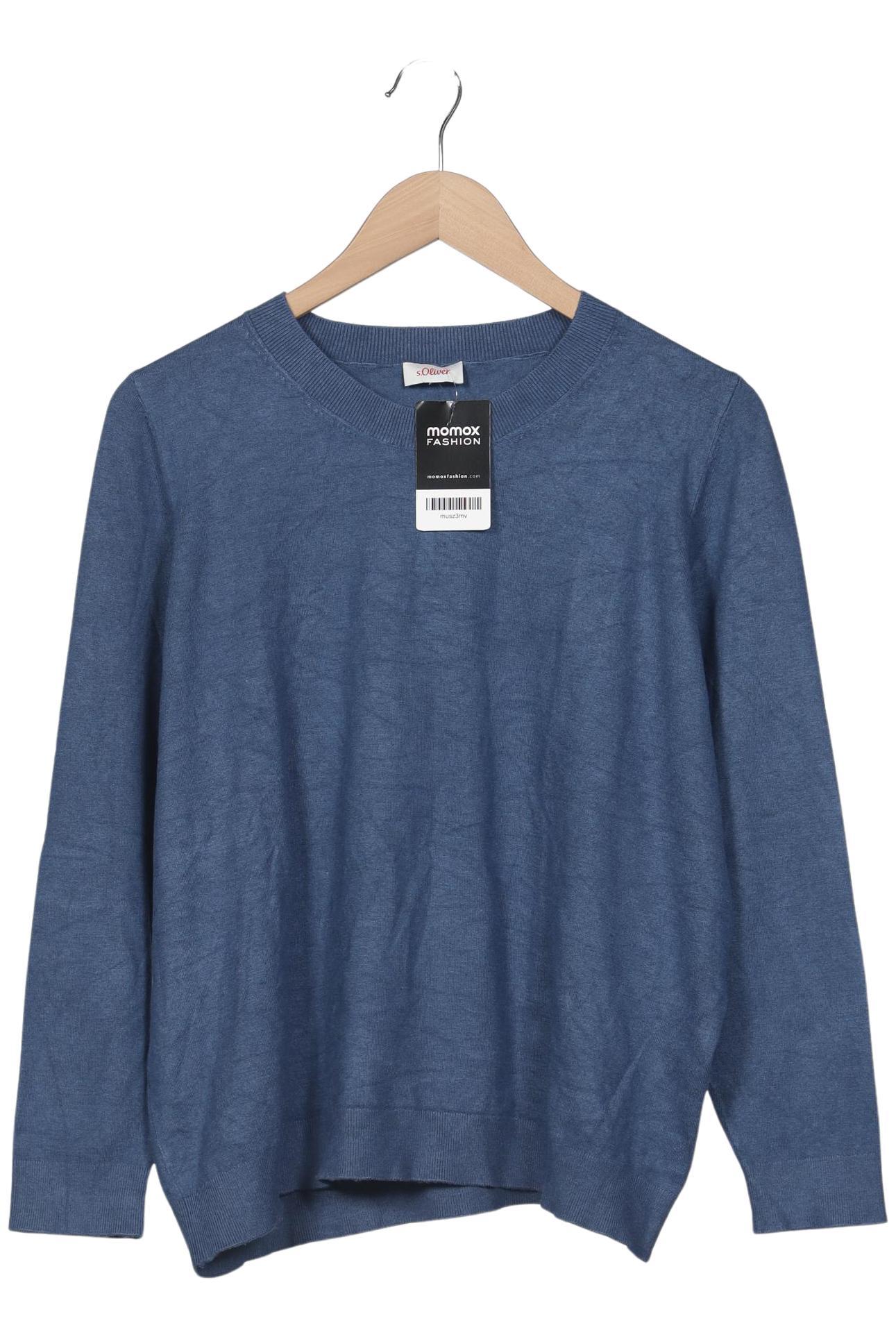 

s.Oliver Damen Pullover, blau, Gr. 42