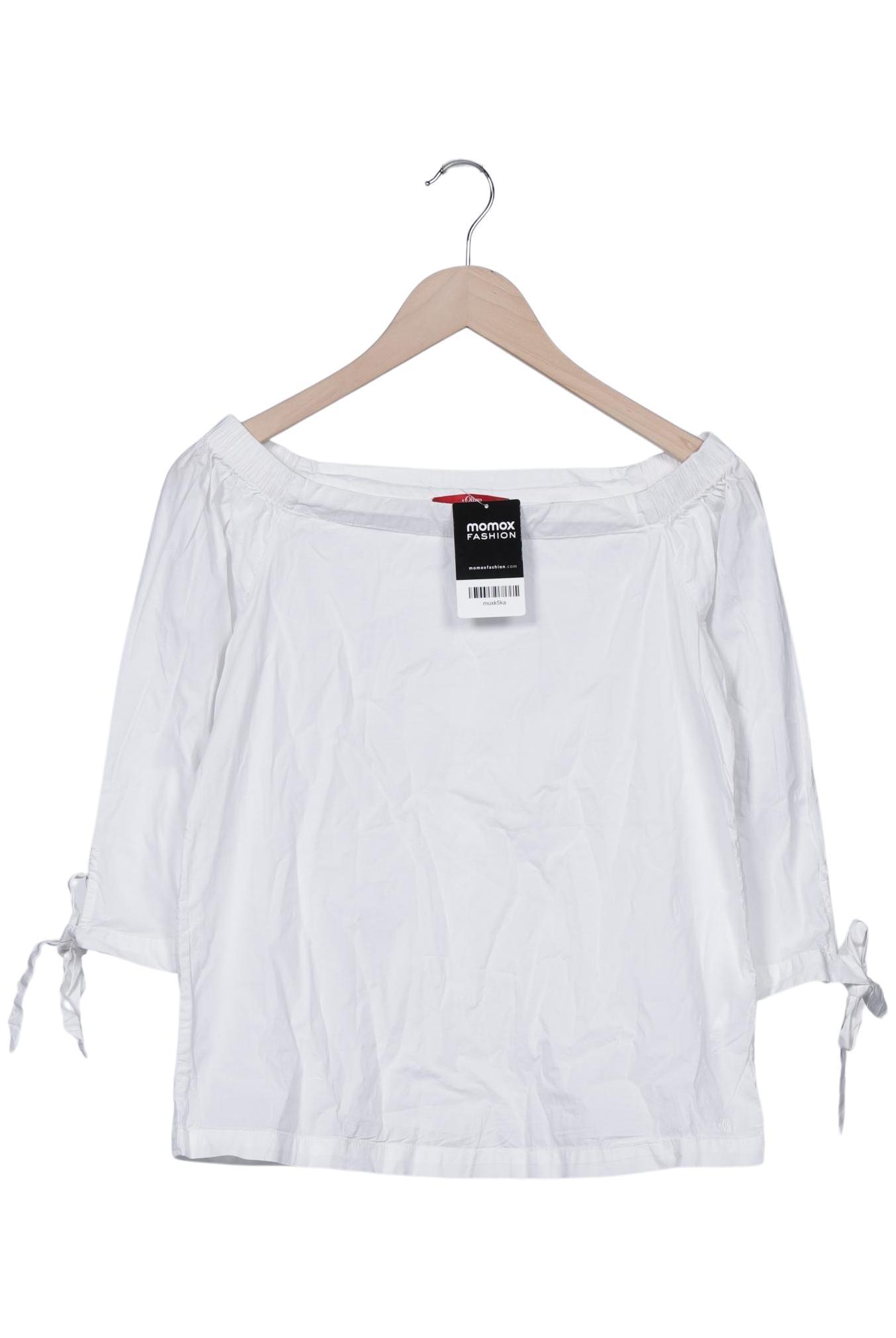 

s.Oliver Damen Bluse, weiß, Gr. 32