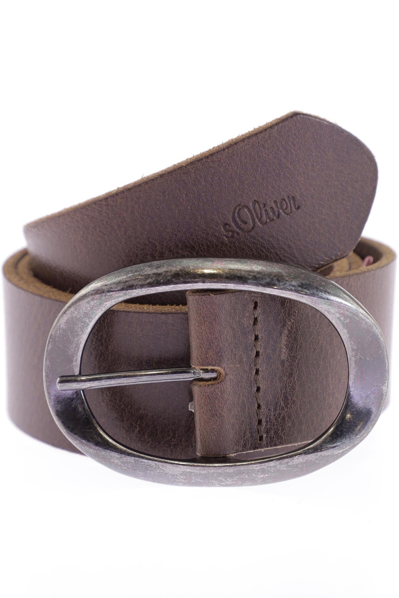 

s.Oliver Damen Gürtel, braun, Gr. 75