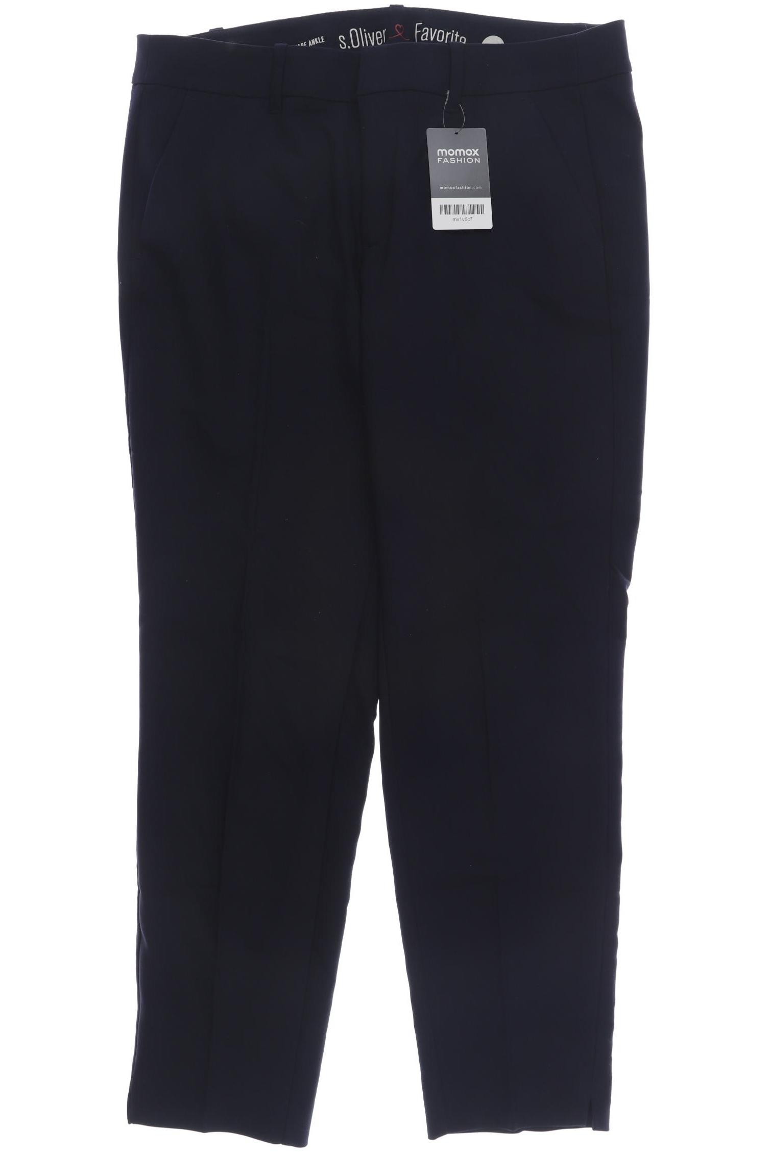 

s.Oliver Damen Stoffhose, marineblau