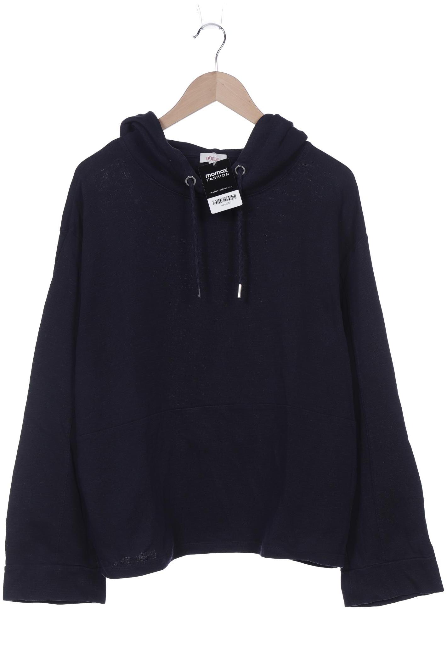 

s.Oliver Damen Kapuzenpullover, marineblau, Gr. 42