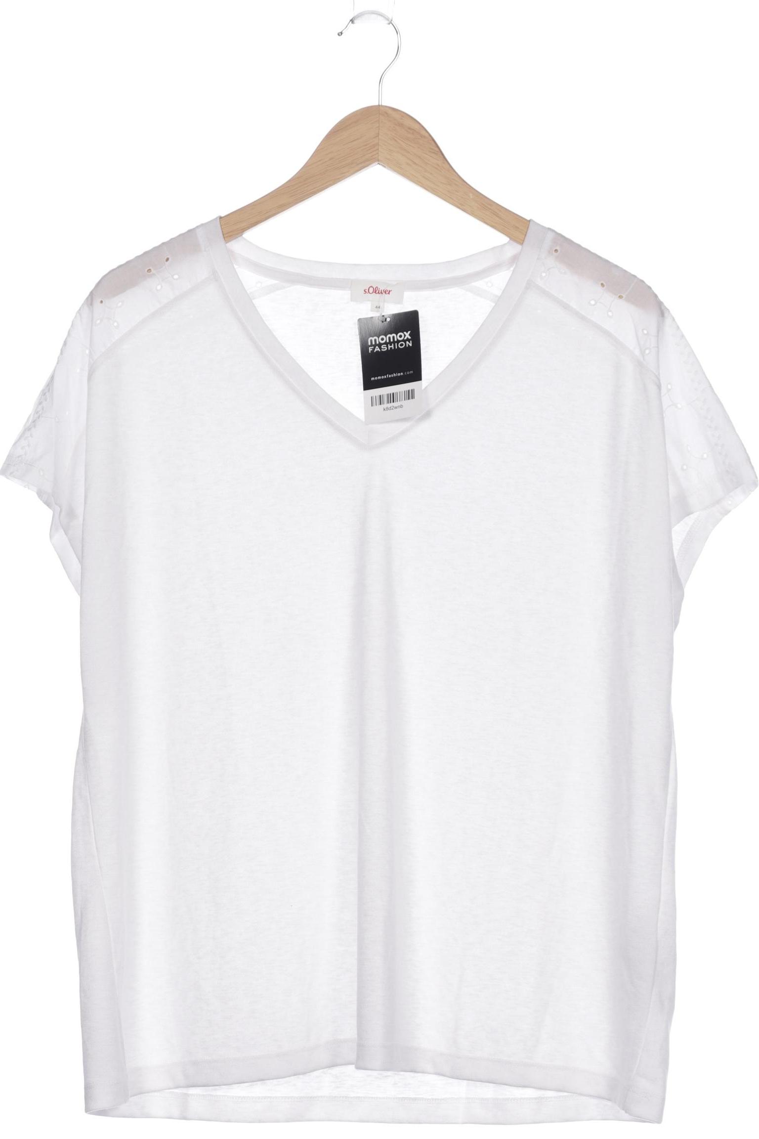 

s.Oliver Damen T-Shirt, weiß, Gr. 44
