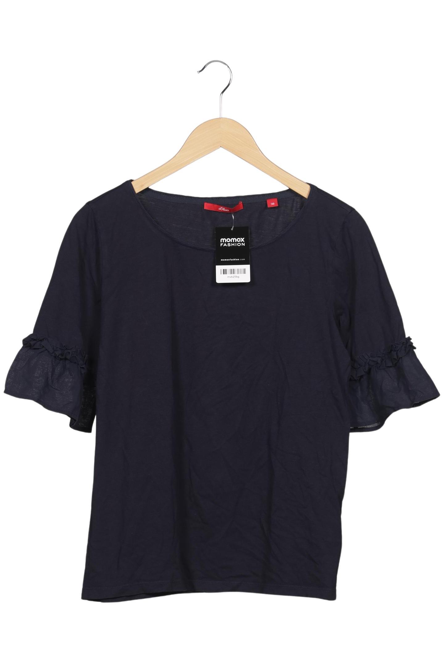 

s.Oliver Damen T-Shirt, marineblau, Gr. 38