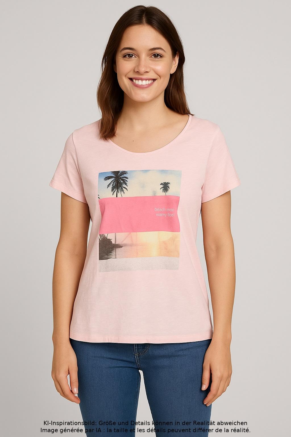 

s.Oliver Damen T-Shirt, pink, Gr. 38