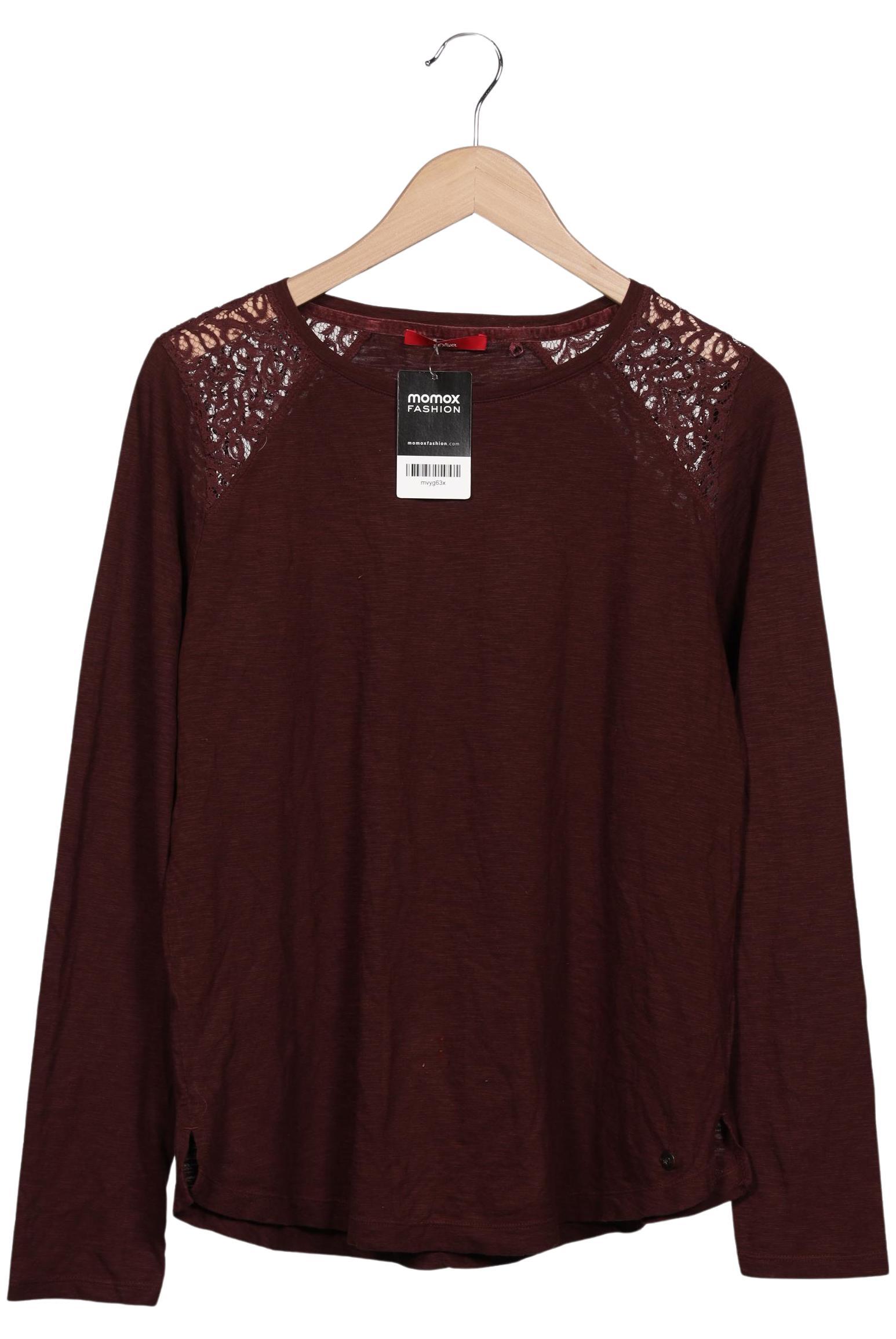

s.Oliver Damen Langarmshirt, bordeaux, Gr. 40