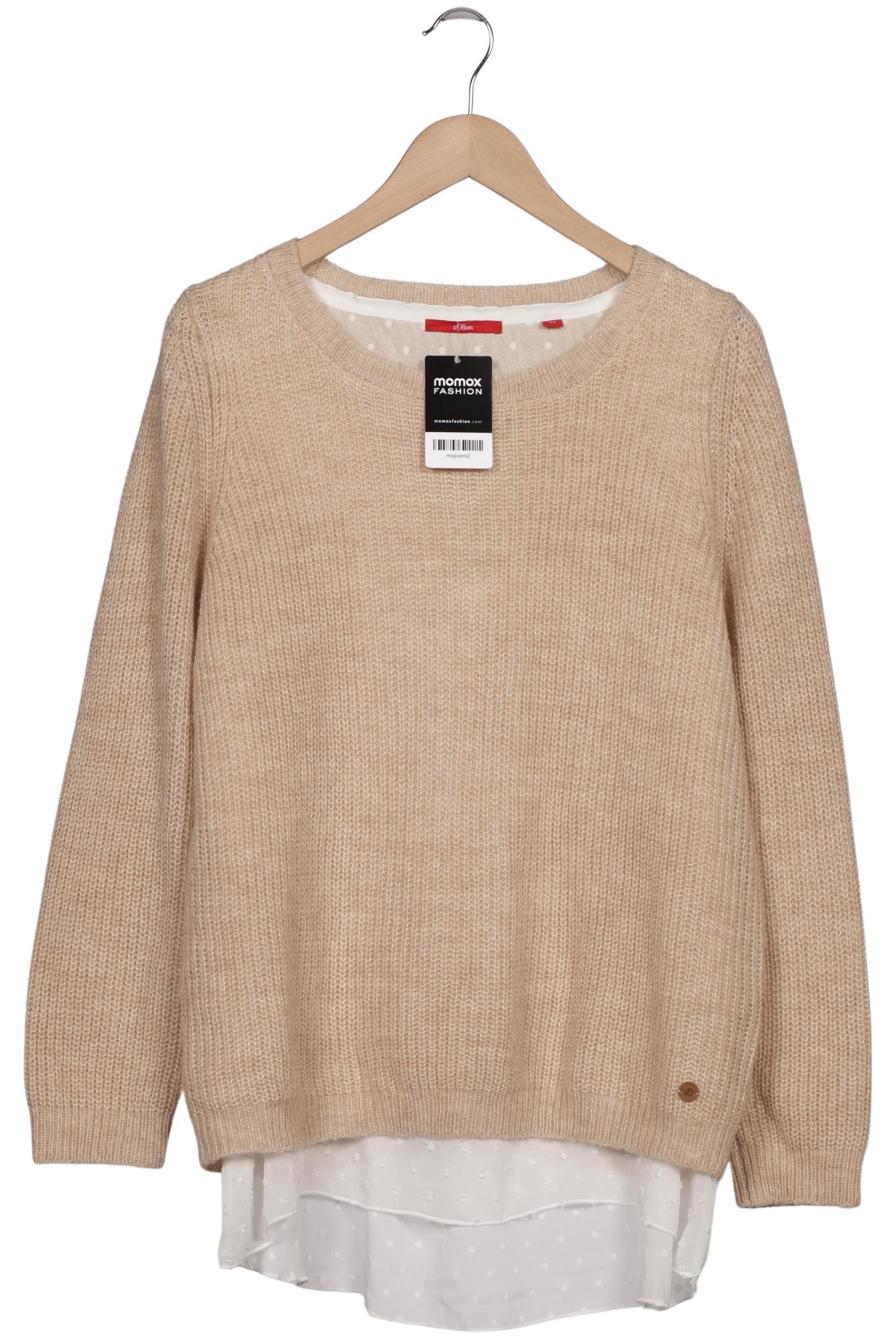 

s.Oliver Damen Pullover, beige, Gr. 44