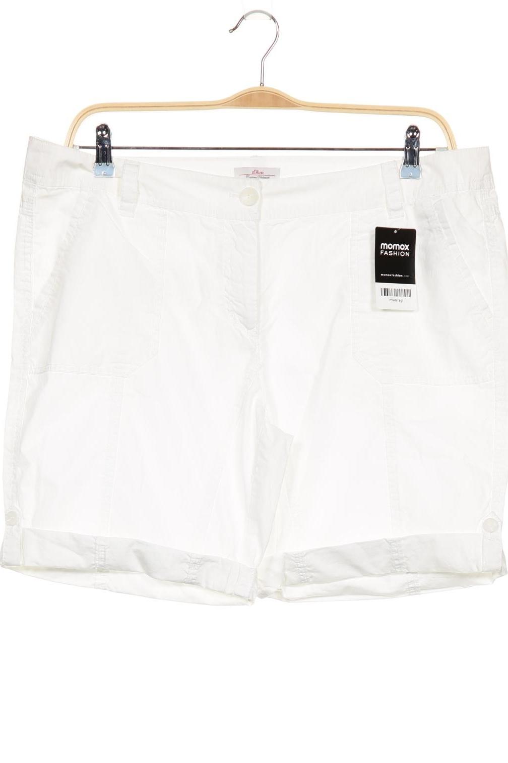 

s.Oliver Damen Shorts, weiß, Gr. 46