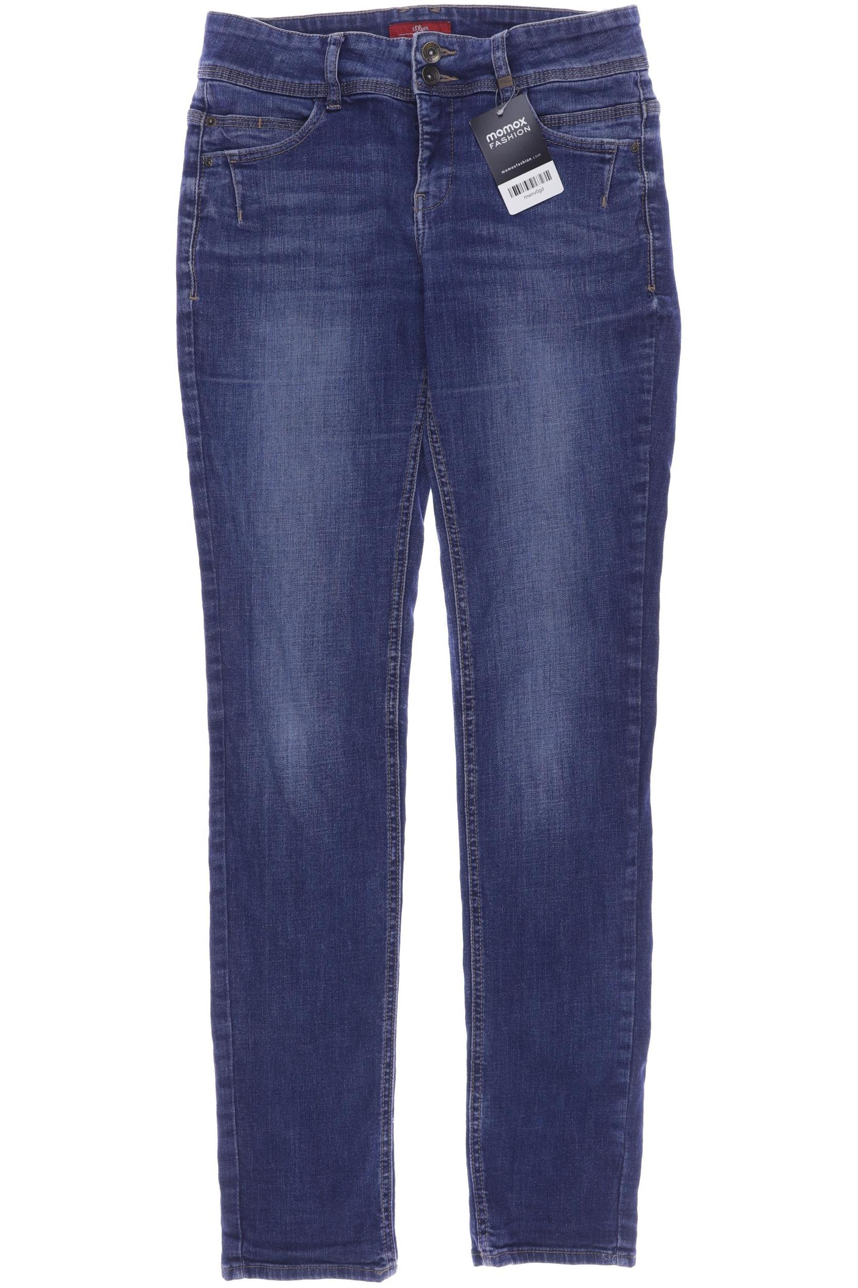 

s.Oliver Damen Jeans, blau