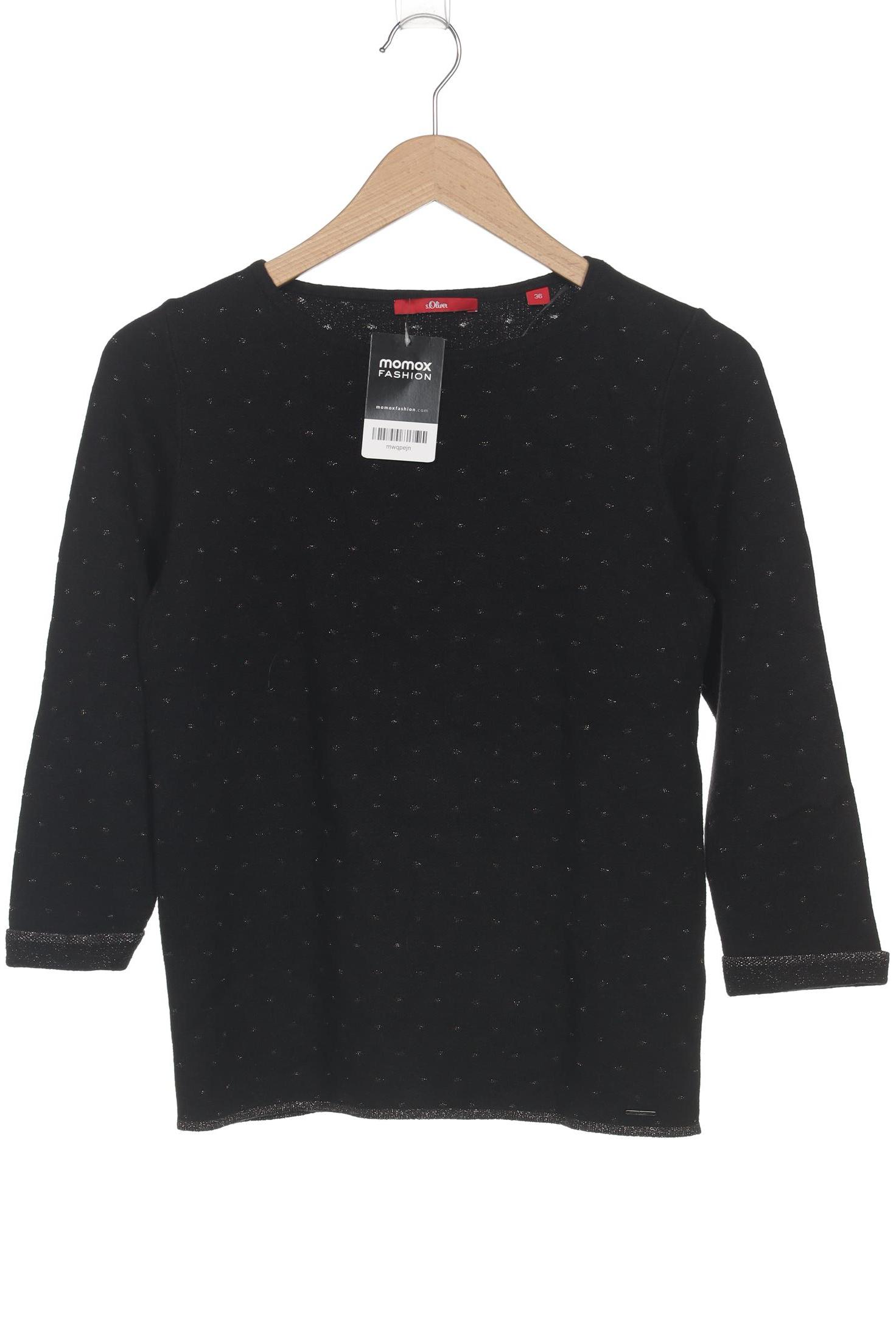 

s.Oliver Damen Pullover, schwarz, Gr. 36