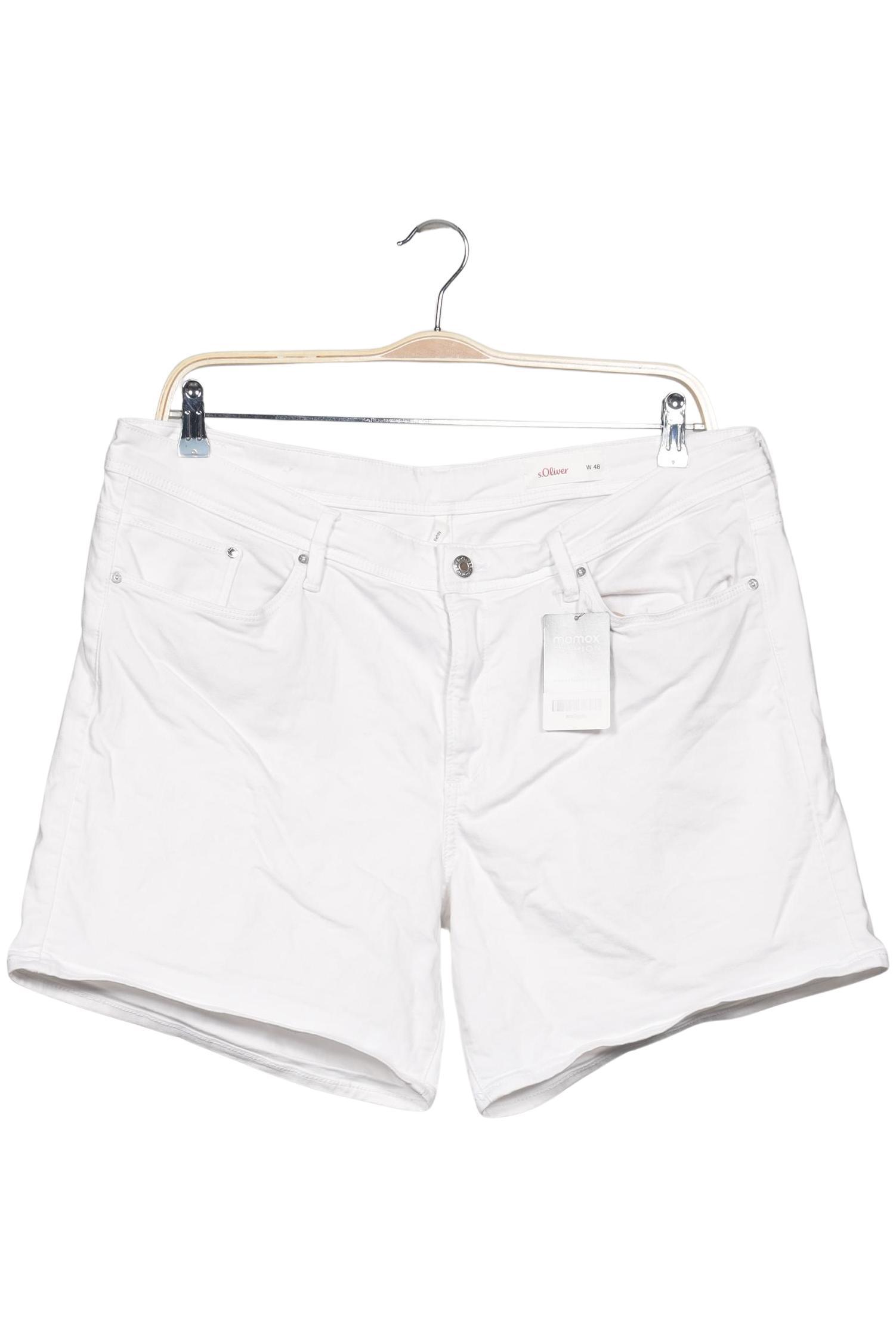 

s.Oliver Damen Shorts, weiß, Gr. 48