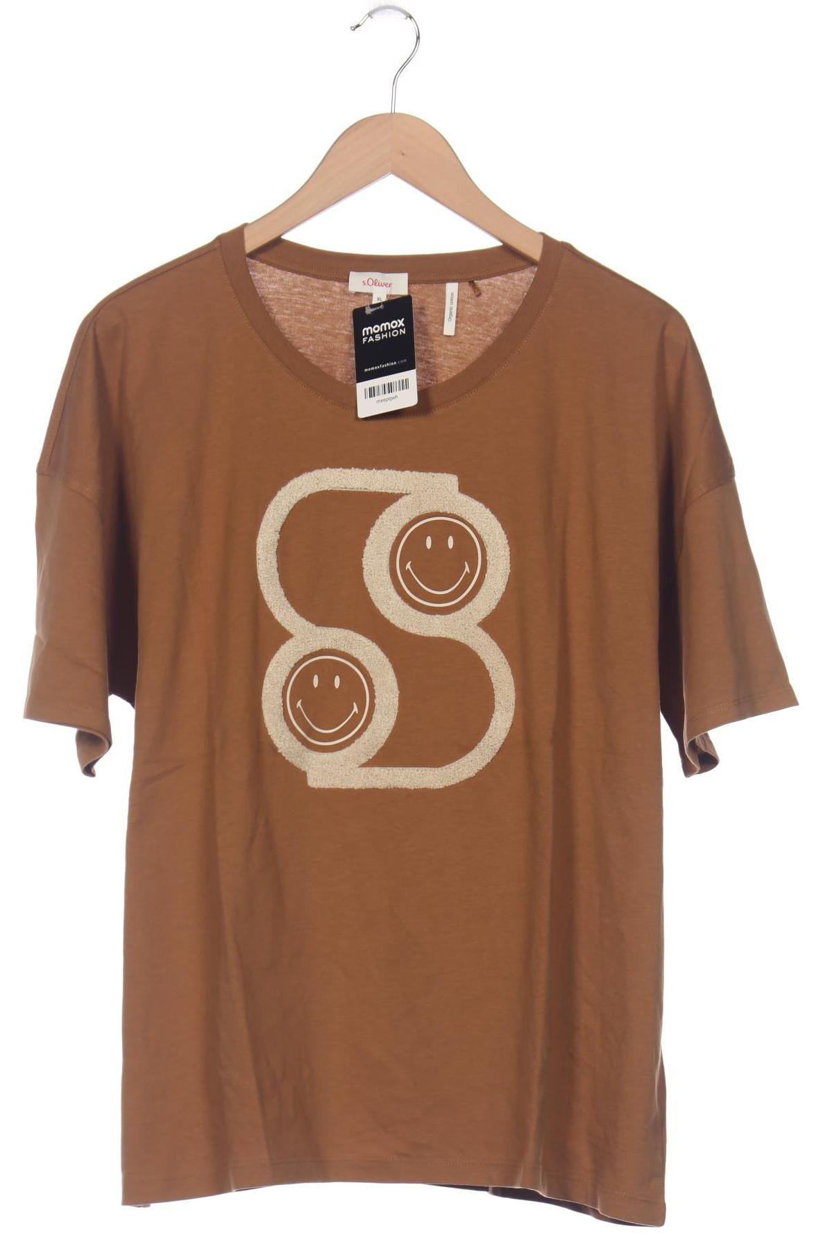 

s.Oliver Damen T-Shirt, braun, Gr. 44