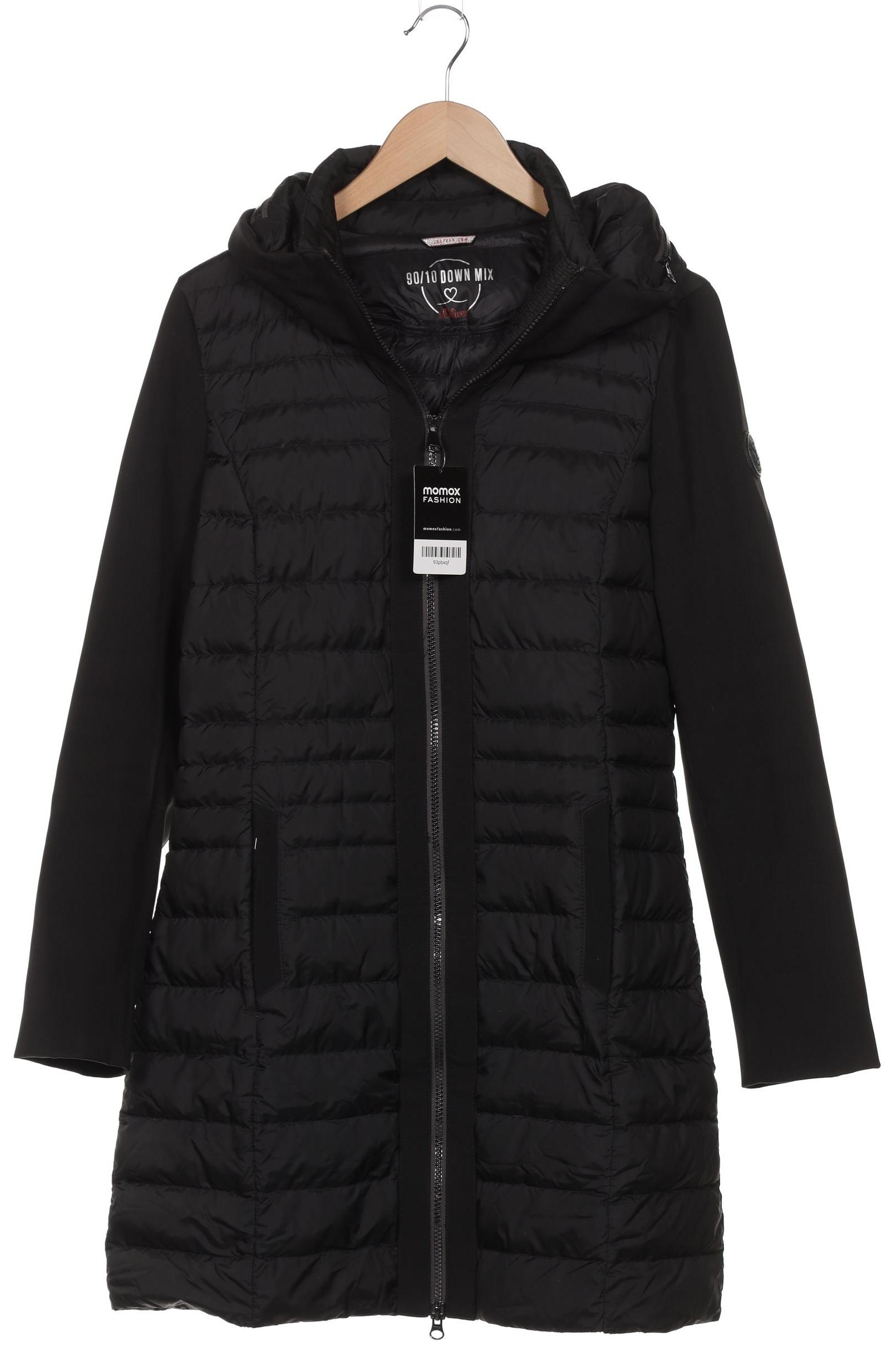 

s.Oliver Damen Mantel, schwarz, Gr. 40