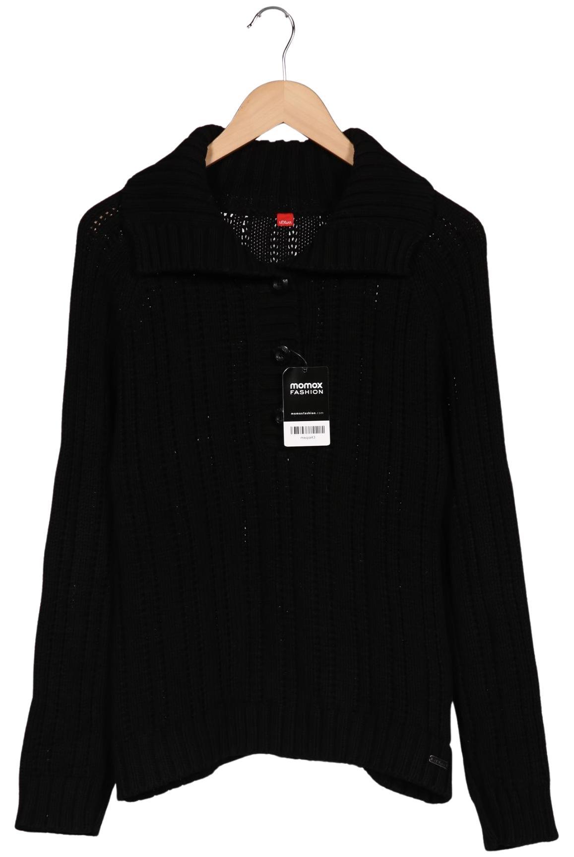 

s.Oliver Damen Pullover, schwarz, Gr. 42