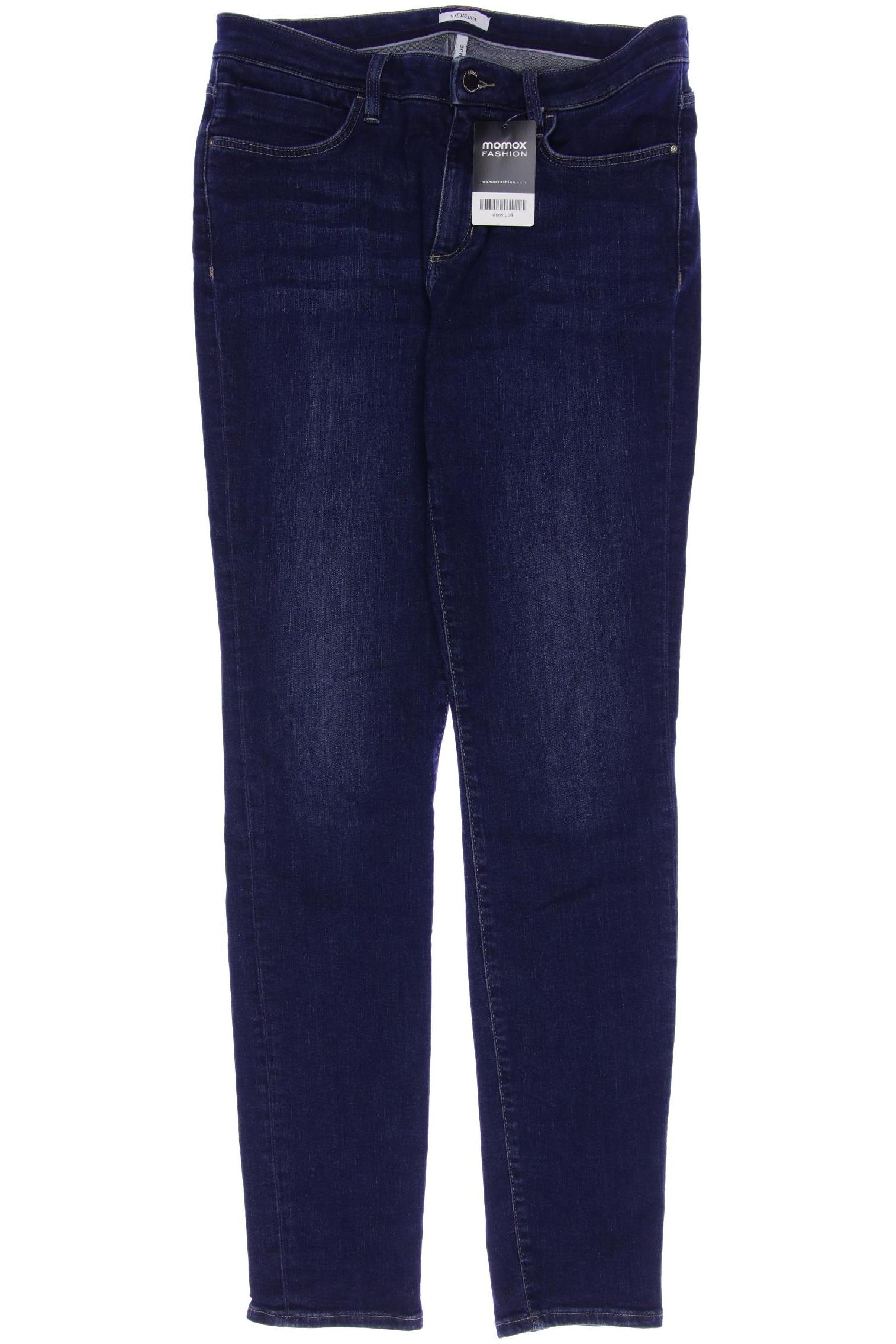 

s.Oliver Damen Jeans, marineblau