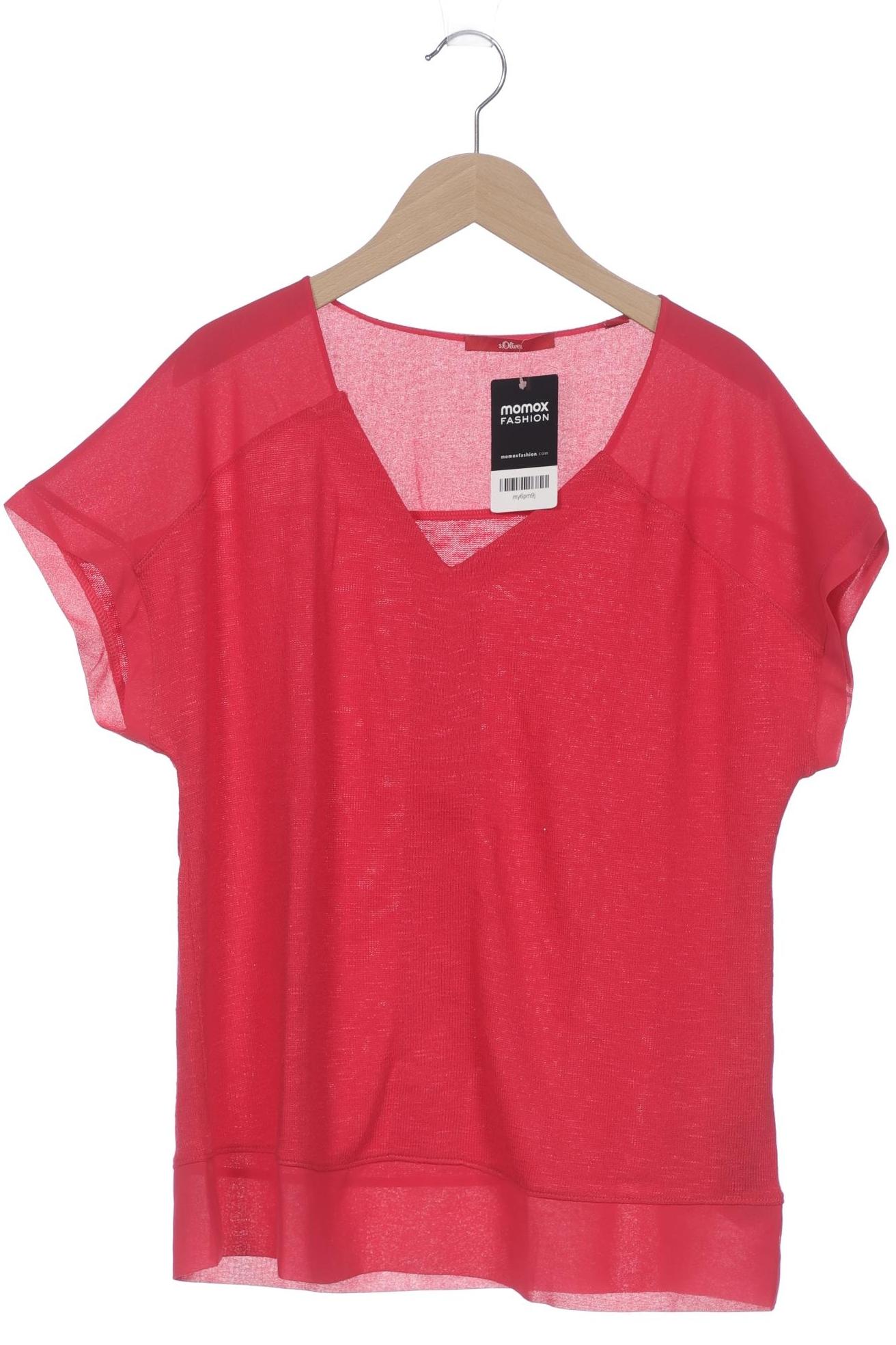

s.Oliver Damen T-Shirt, rot, Gr. 38