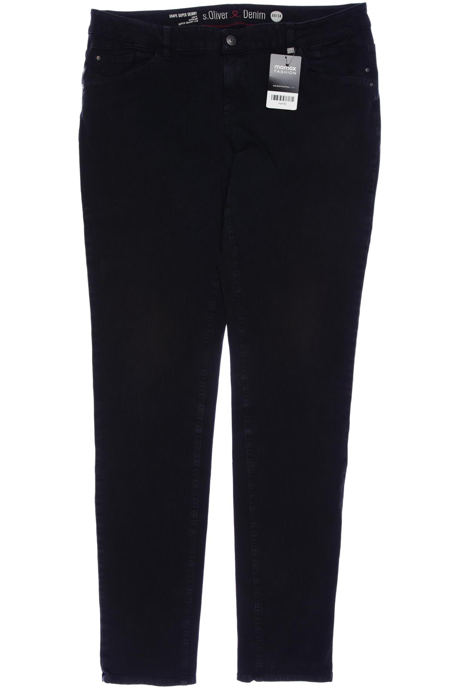 

s.Oliver Damen Jeans, schwarz