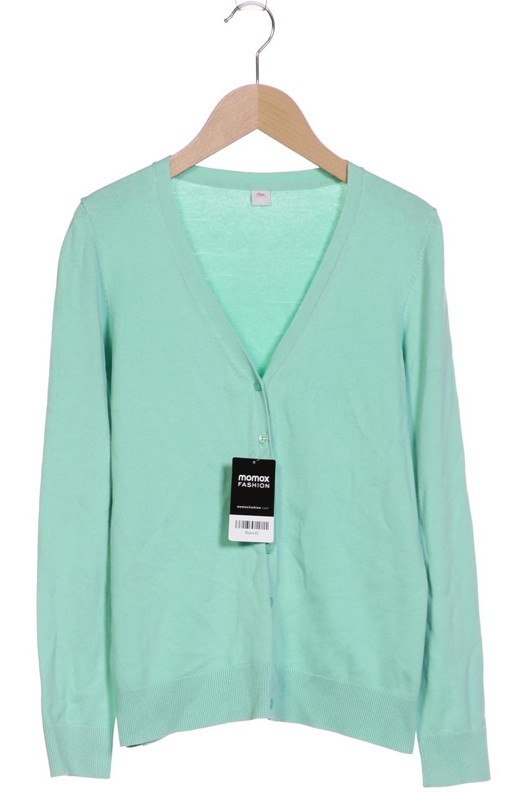 

s.Oliver Damen Strickjacke, hellgrün, Gr. 38