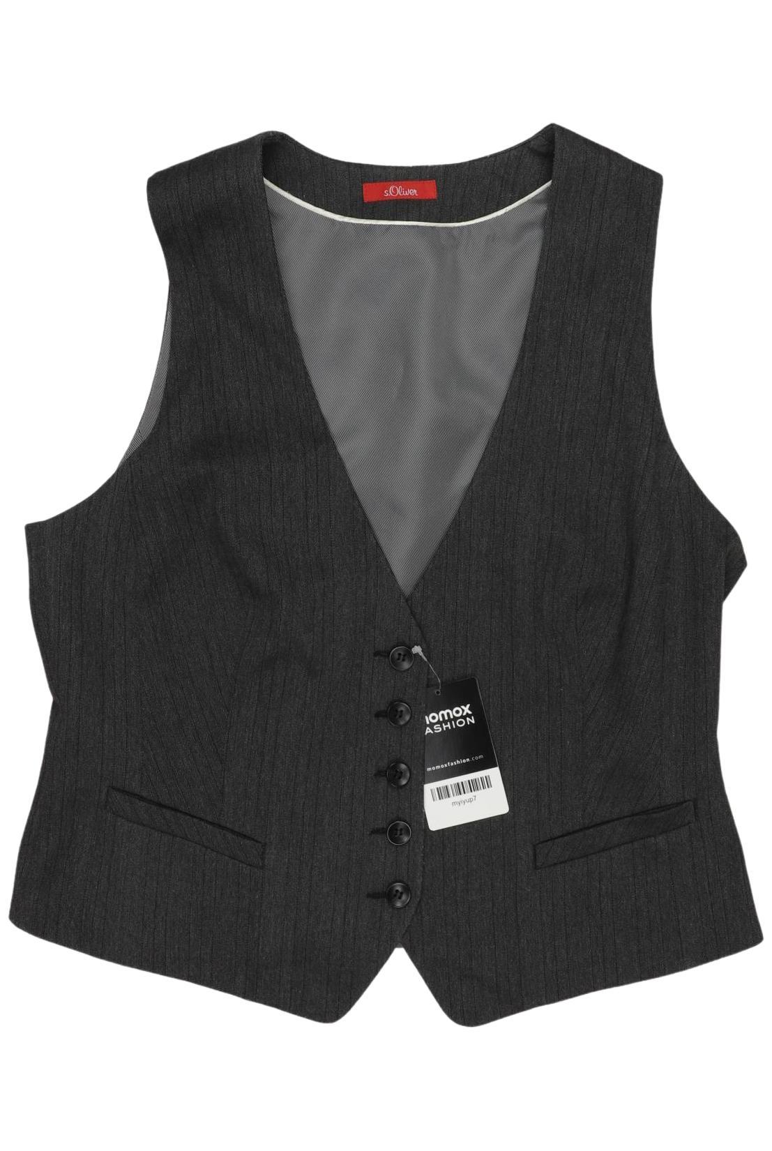 

s.Oliver Damen Weste, grau, Gr. 40