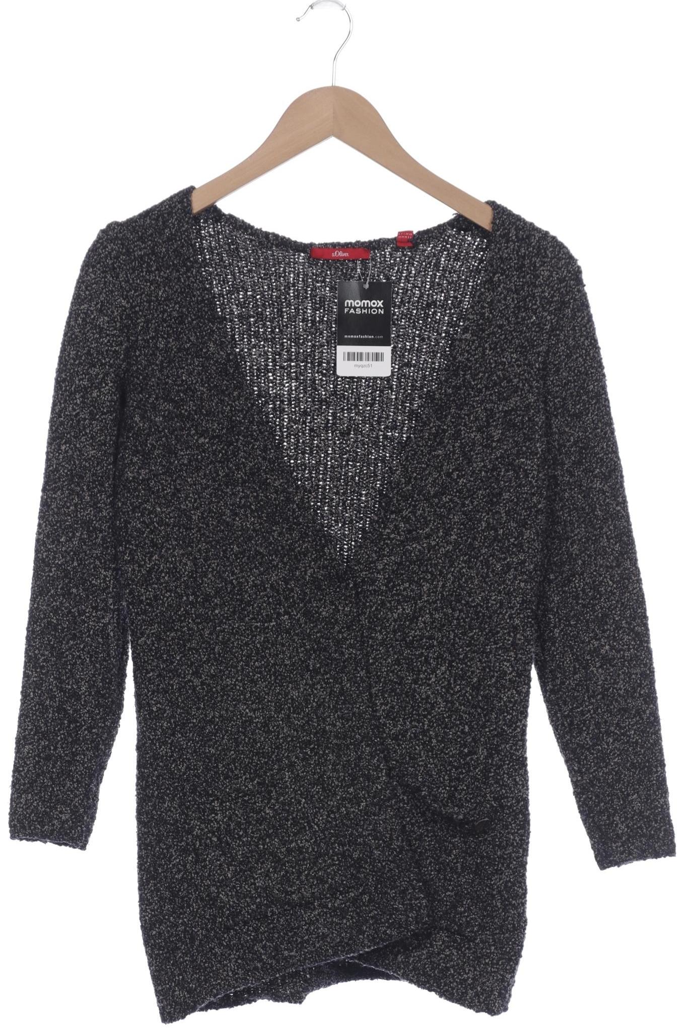 

s.Oliver Damen Strickjacke, schwarz, Gr. 32