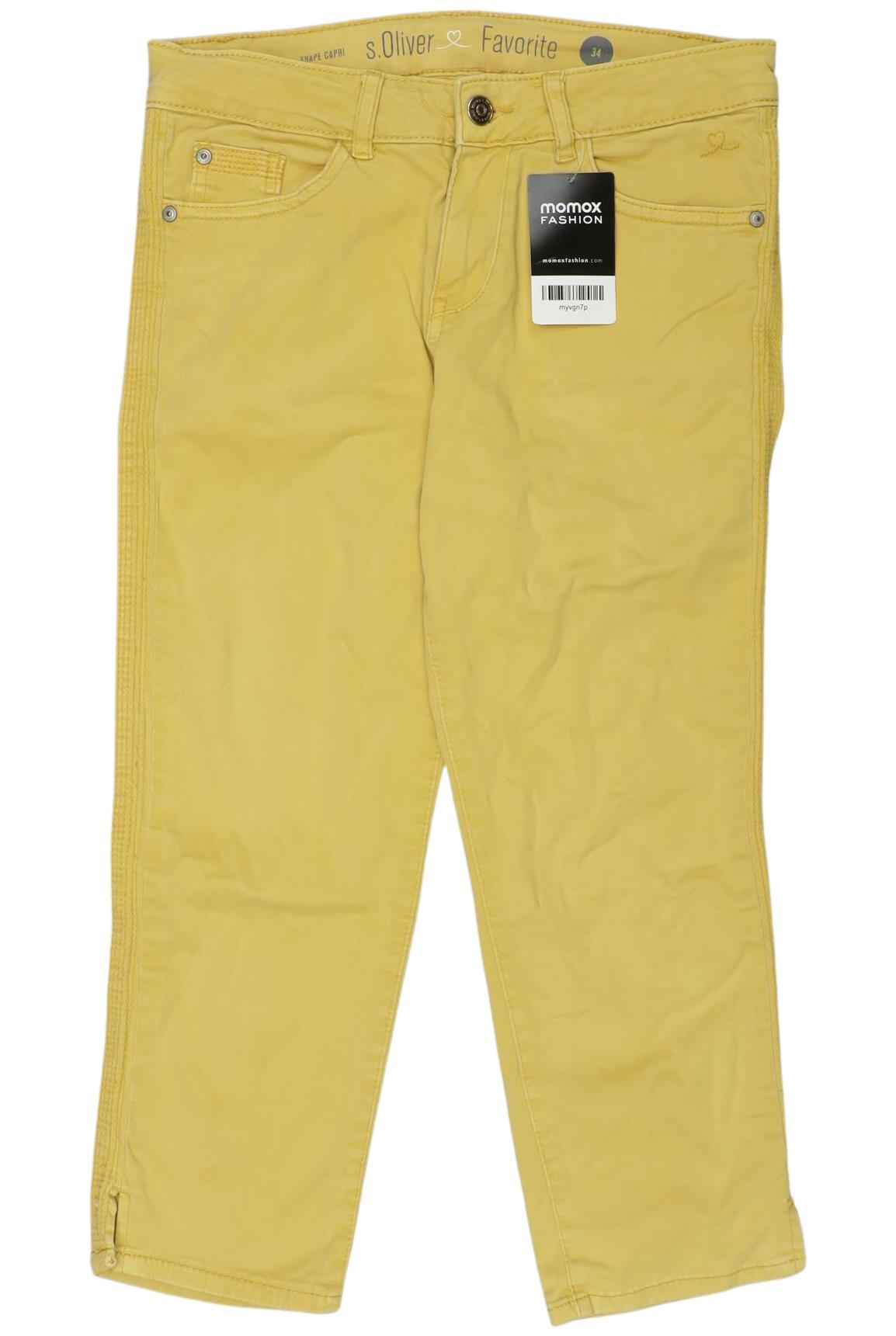 

s.Oliver Damen Jeans, gelb, Gr. 34