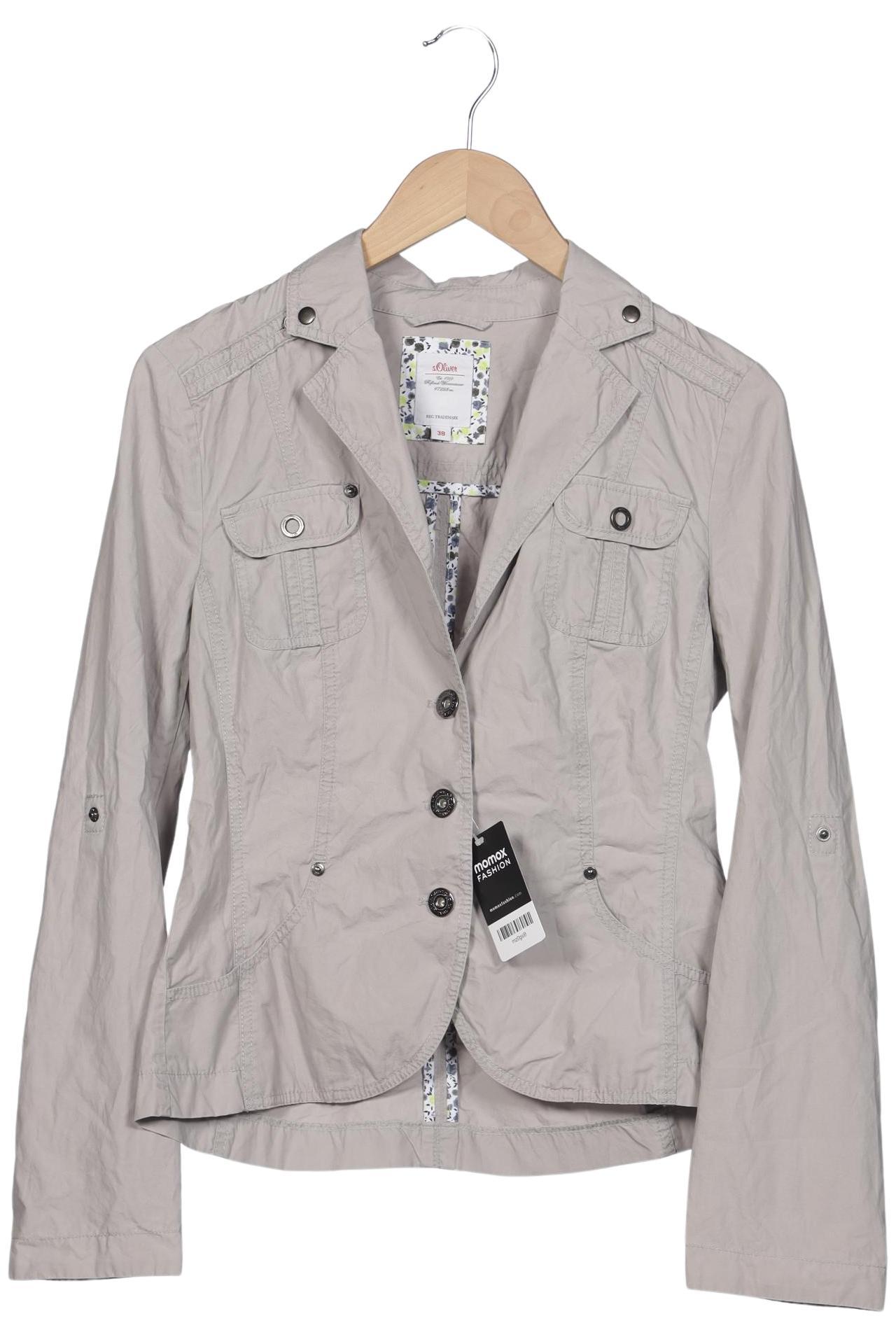 

s.Oliver Damen Jacke, grau, Gr. 38