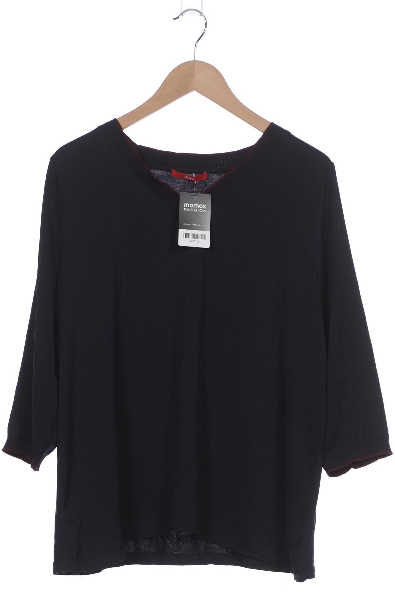 

s.Oliver Damen Langarmshirt, marineblau, Gr. 46