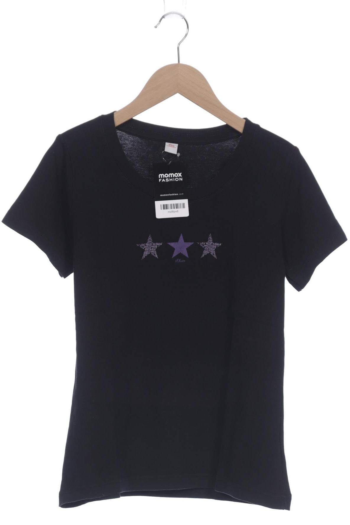 

s.Oliver Damen T-Shirt, schwarz, Gr. 38