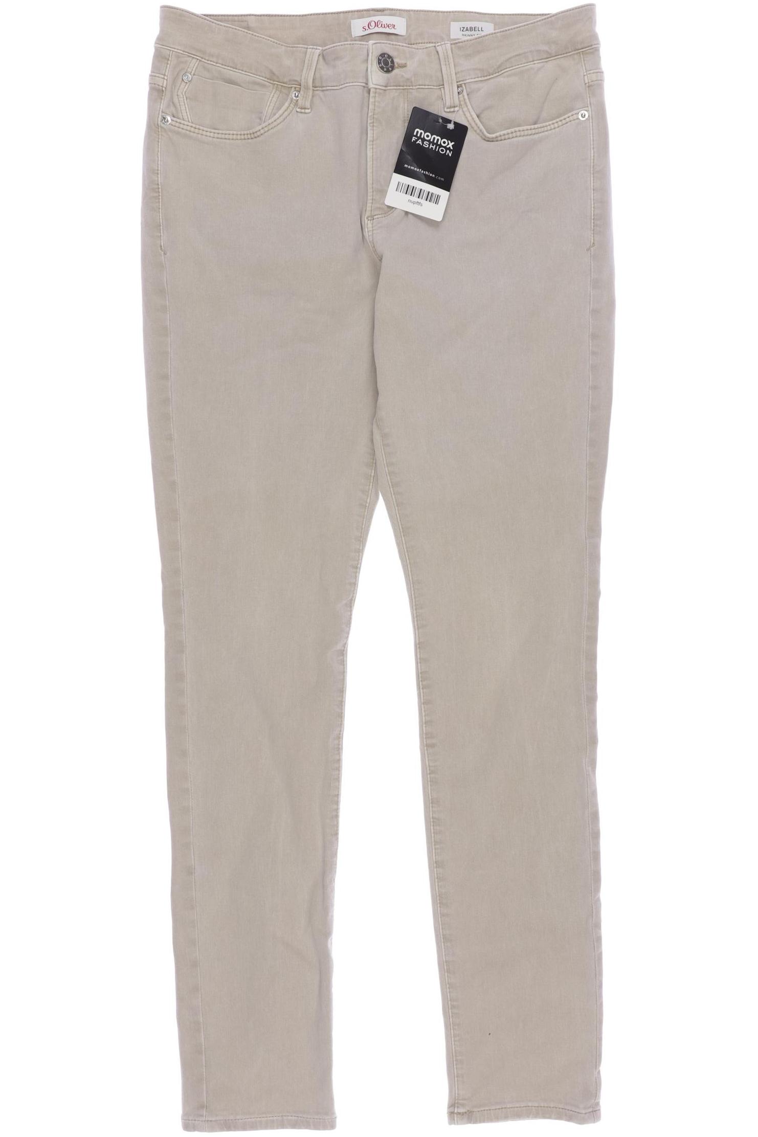 

s.Oliver Damen Jeans, beige, Gr. 38