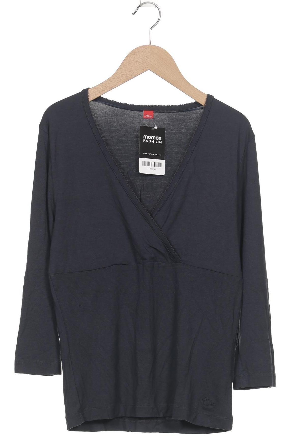 

s.Oliver Damen Langarmshirt, marineblau, Gr. 38