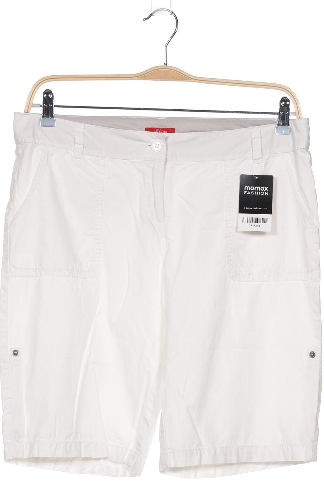 

s.Oliver Damen Shorts, weiß, Gr. 34