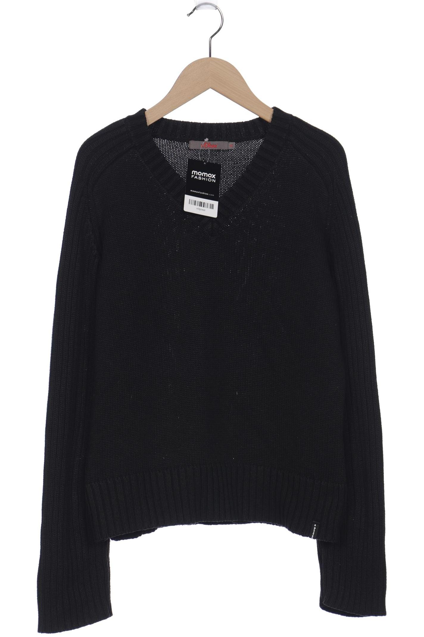 

s.Oliver Damen Pullover, schwarz
