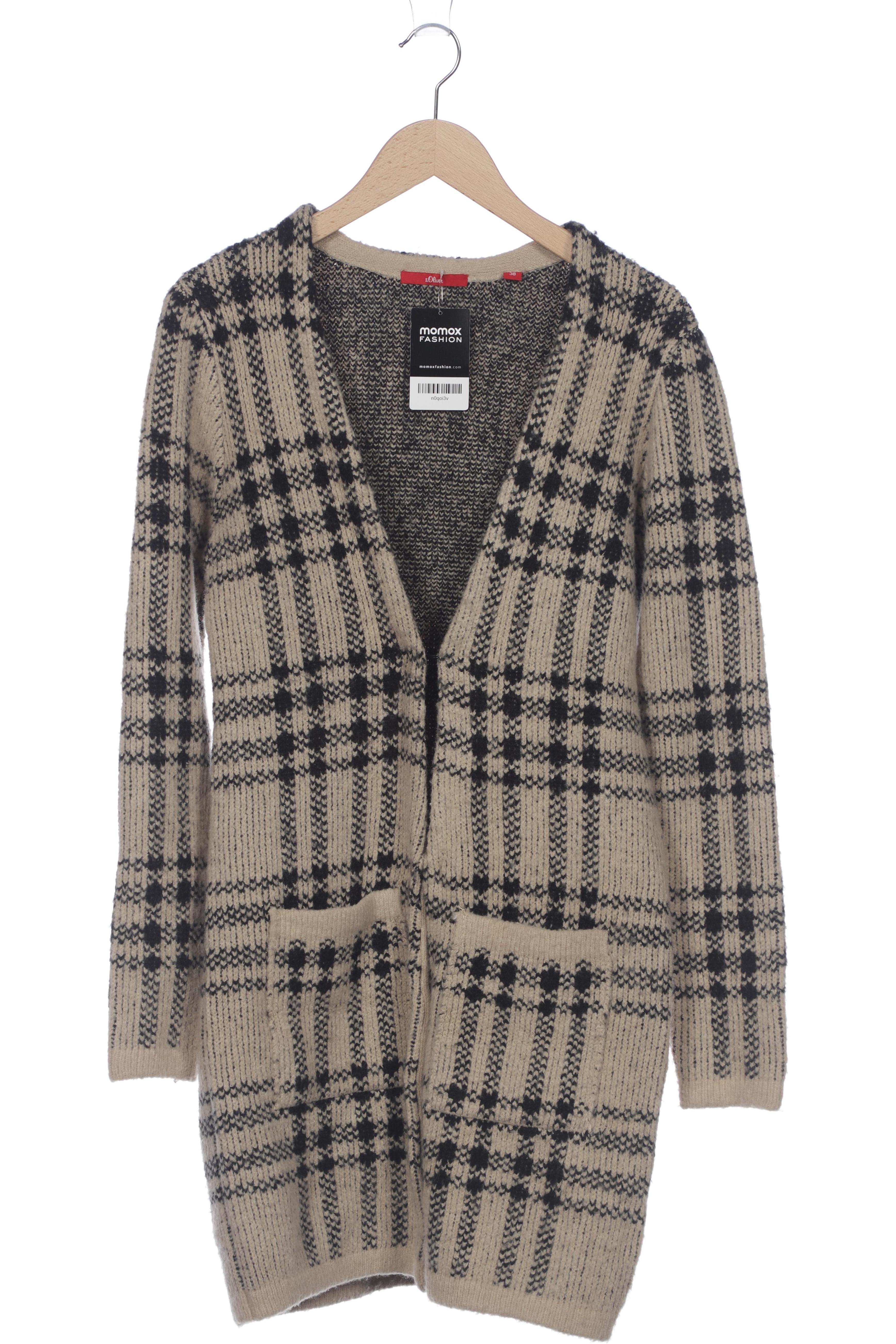

s.Oliver Damen Strickjacke, beige, Gr. 38