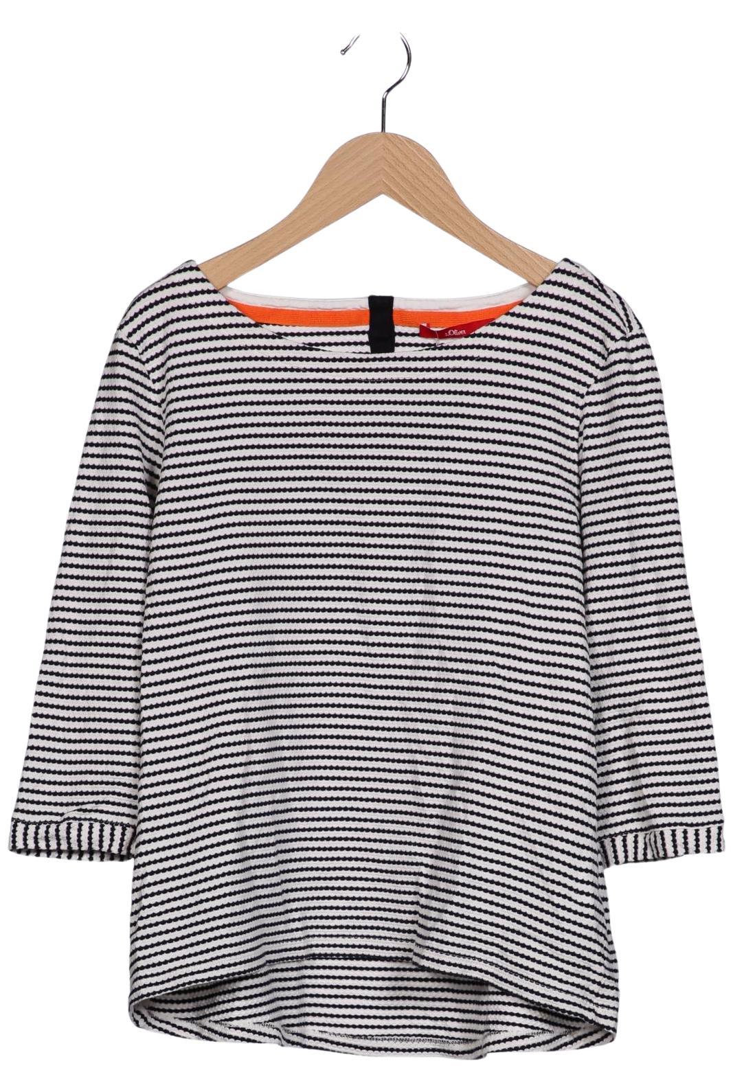

s.Oliver Damen Langarmshirt, weiß, Gr. 38