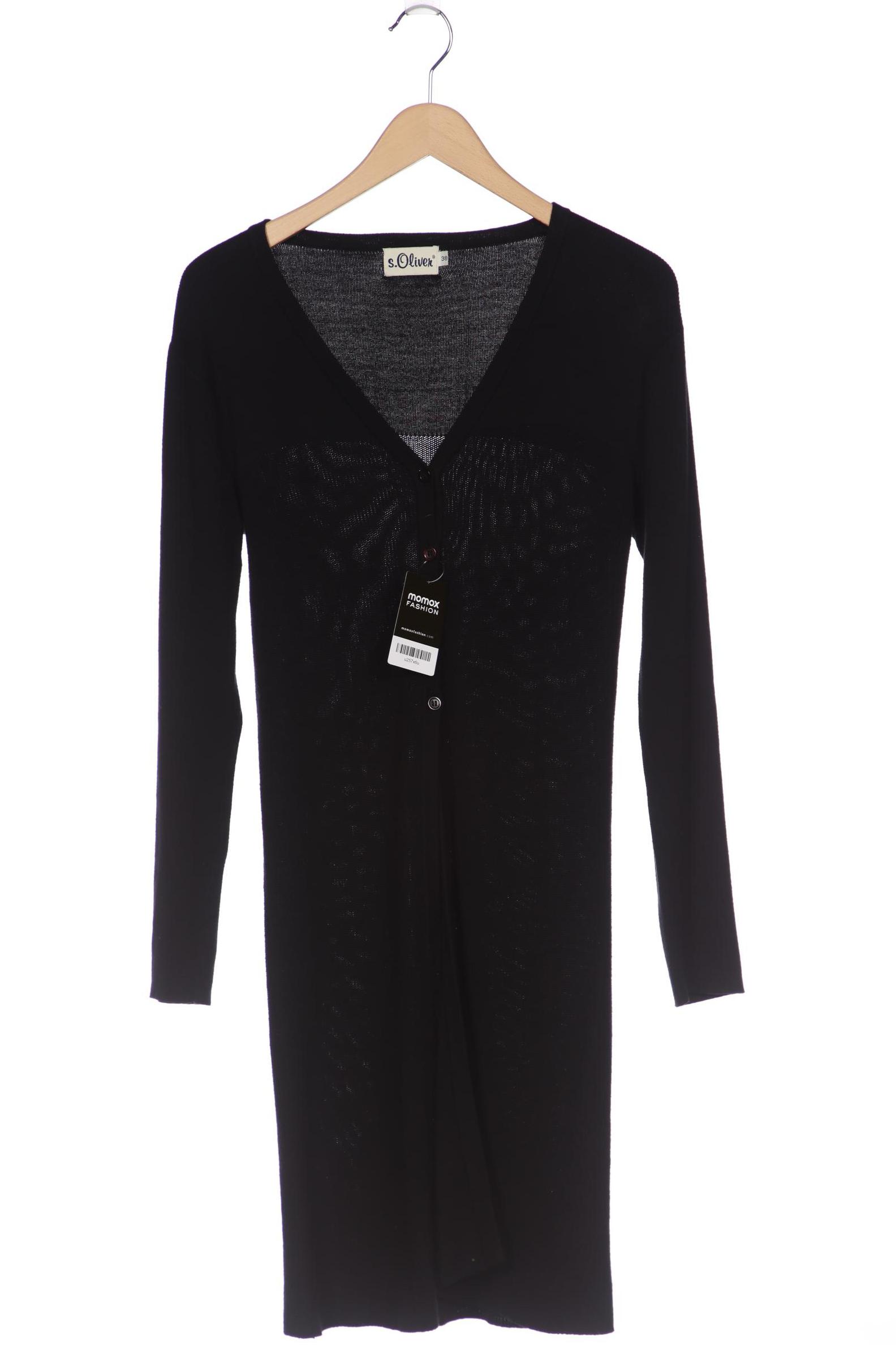 

s.Oliver Damen Strickjacke, schwarz