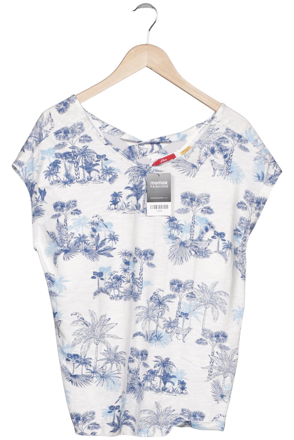 Thumbnail - s.Oliver Damen T-Shirt, weiß, Gr. 44