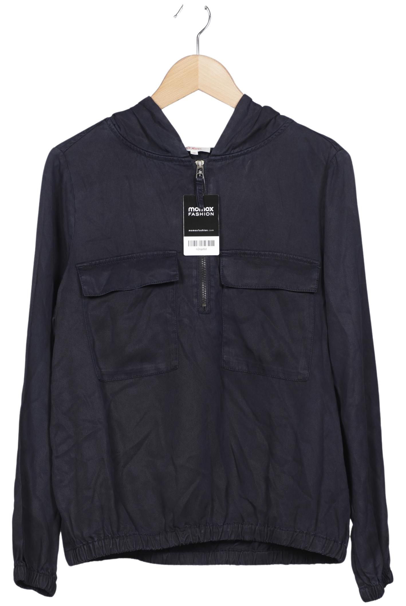 

s.Oliver Damen Kapuzenpullover, marineblau, Gr. 38