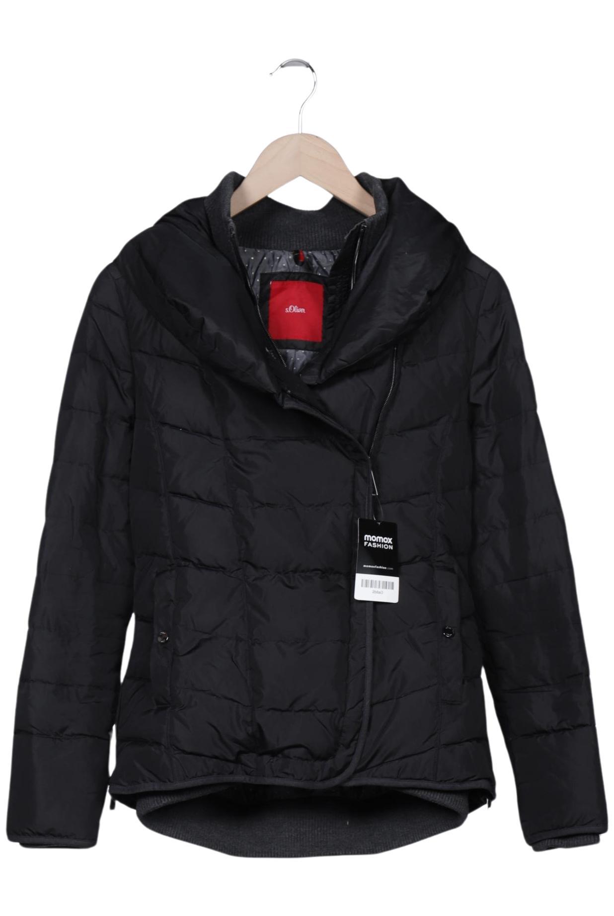 

s.Oliver Damen Jacke, schwarz, Gr. 34