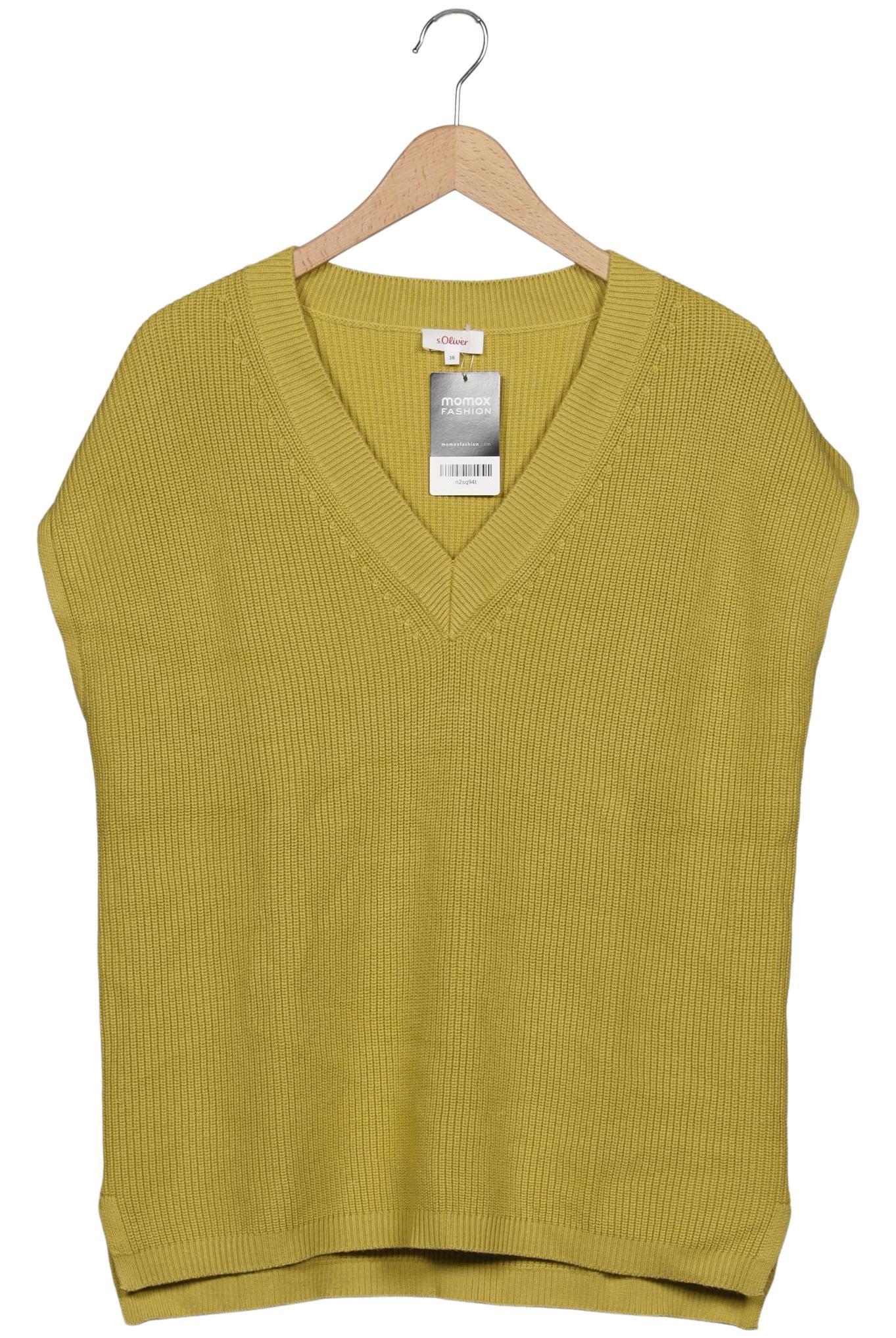 

s.Oliver Damen Pullover, gelb, Gr. 38