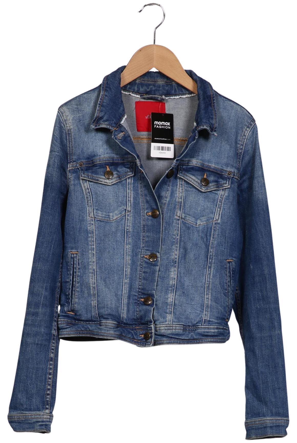 

s.Oliver Damen Jacke, blau, Gr. 36