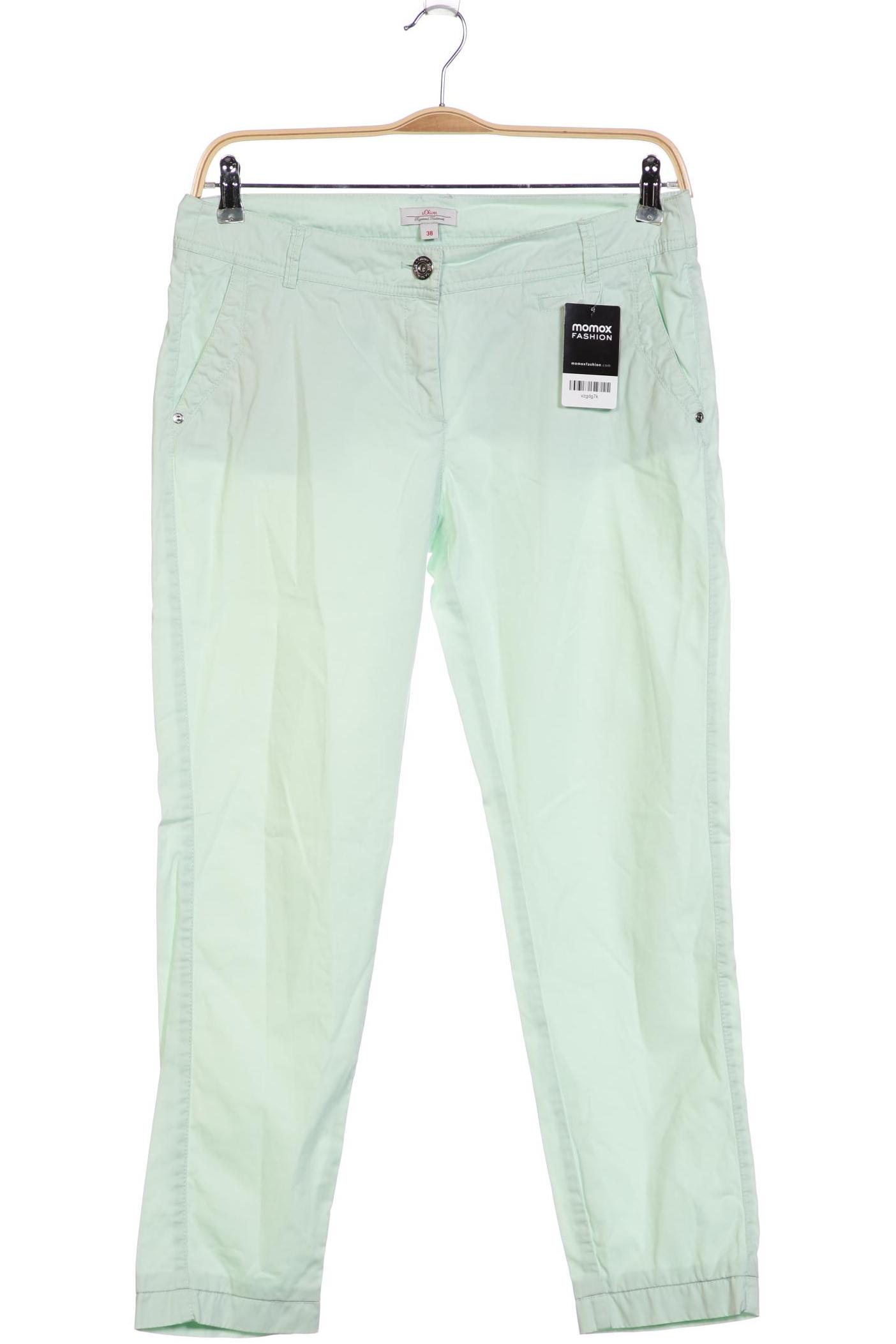 

s.Oliver Damen Stoffhose, hellgrün, Gr. 38